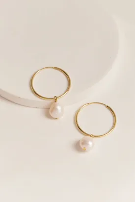 Bree Large Hoop Earrings Gold