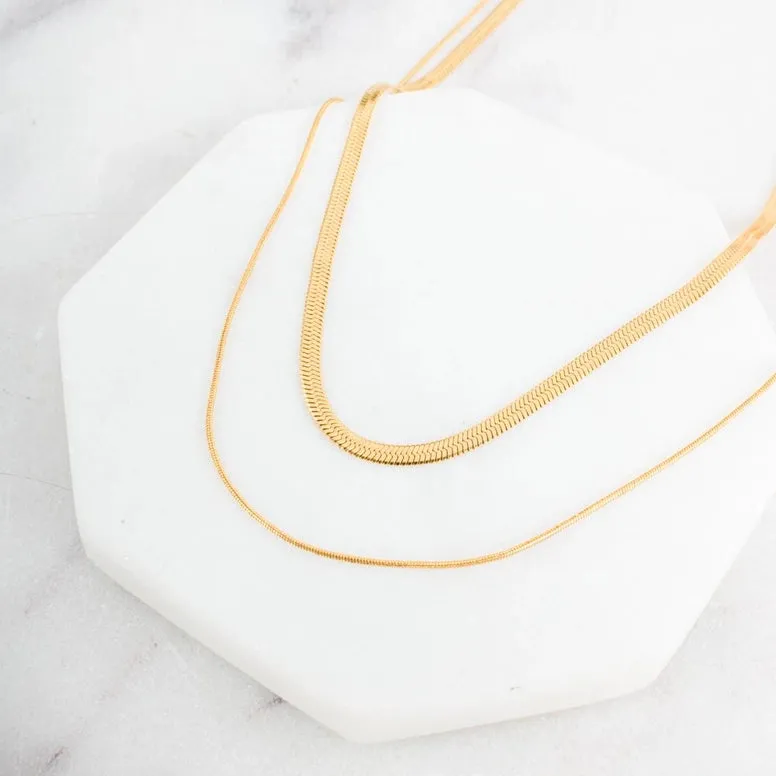 Brooklyn Layered Chain Necklace