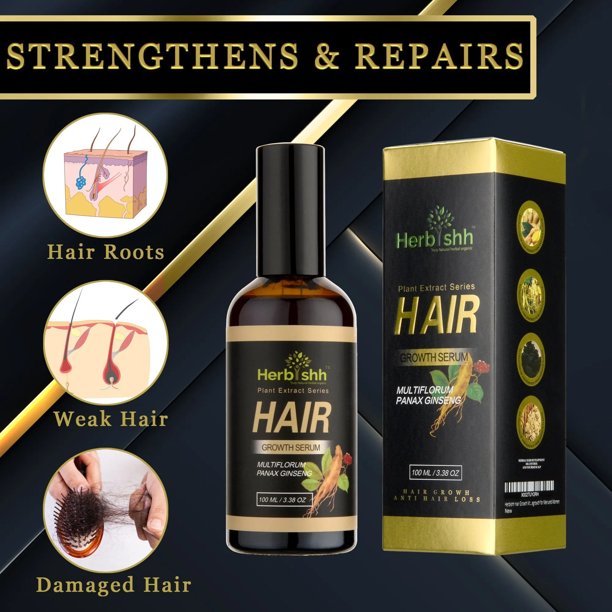 BUY 2pcs Anti hair loss serum oil  & GET 2pcs Argan oil FREE