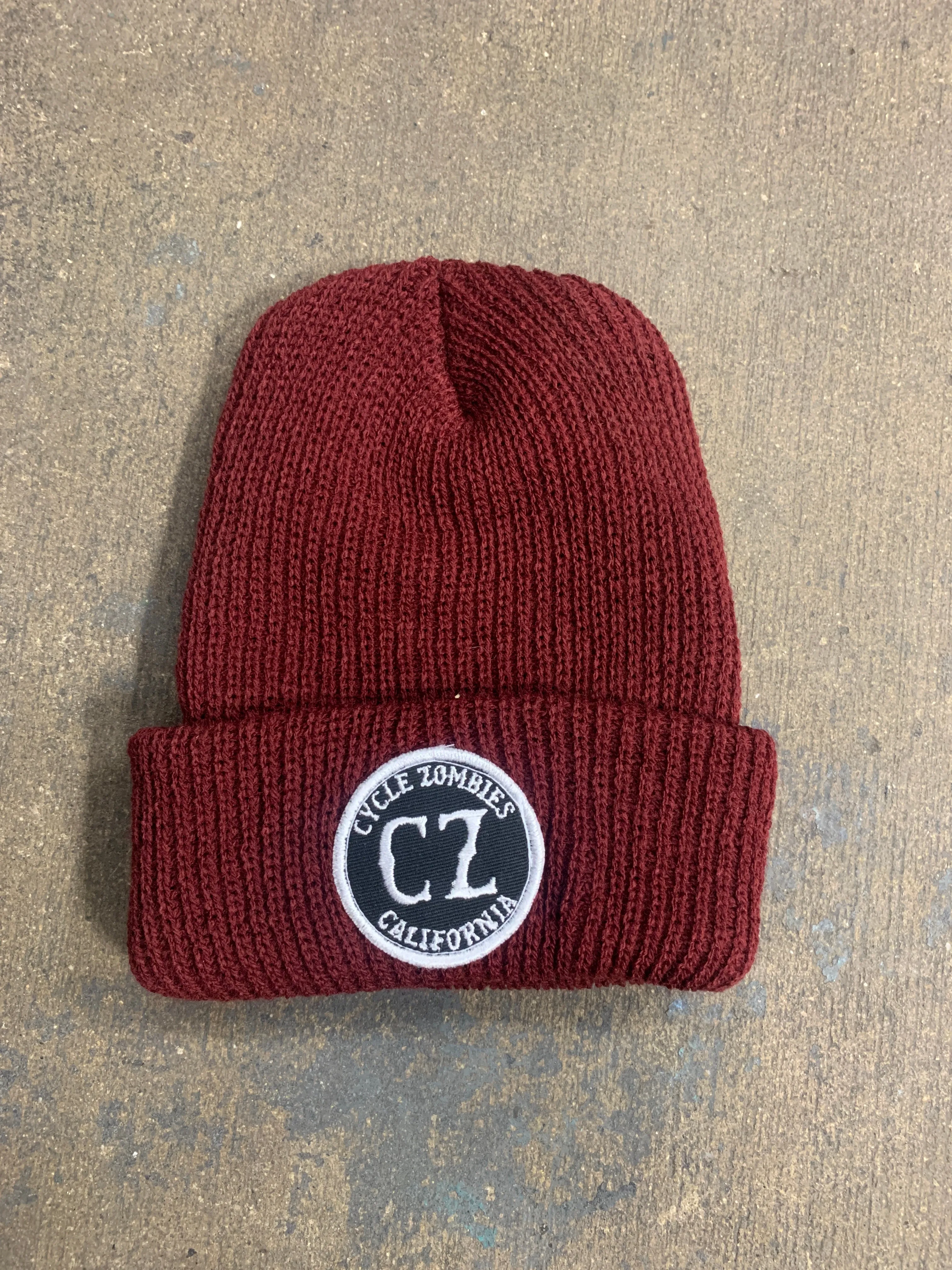 CA  Patch Beanie - 100% U.S.A. Made