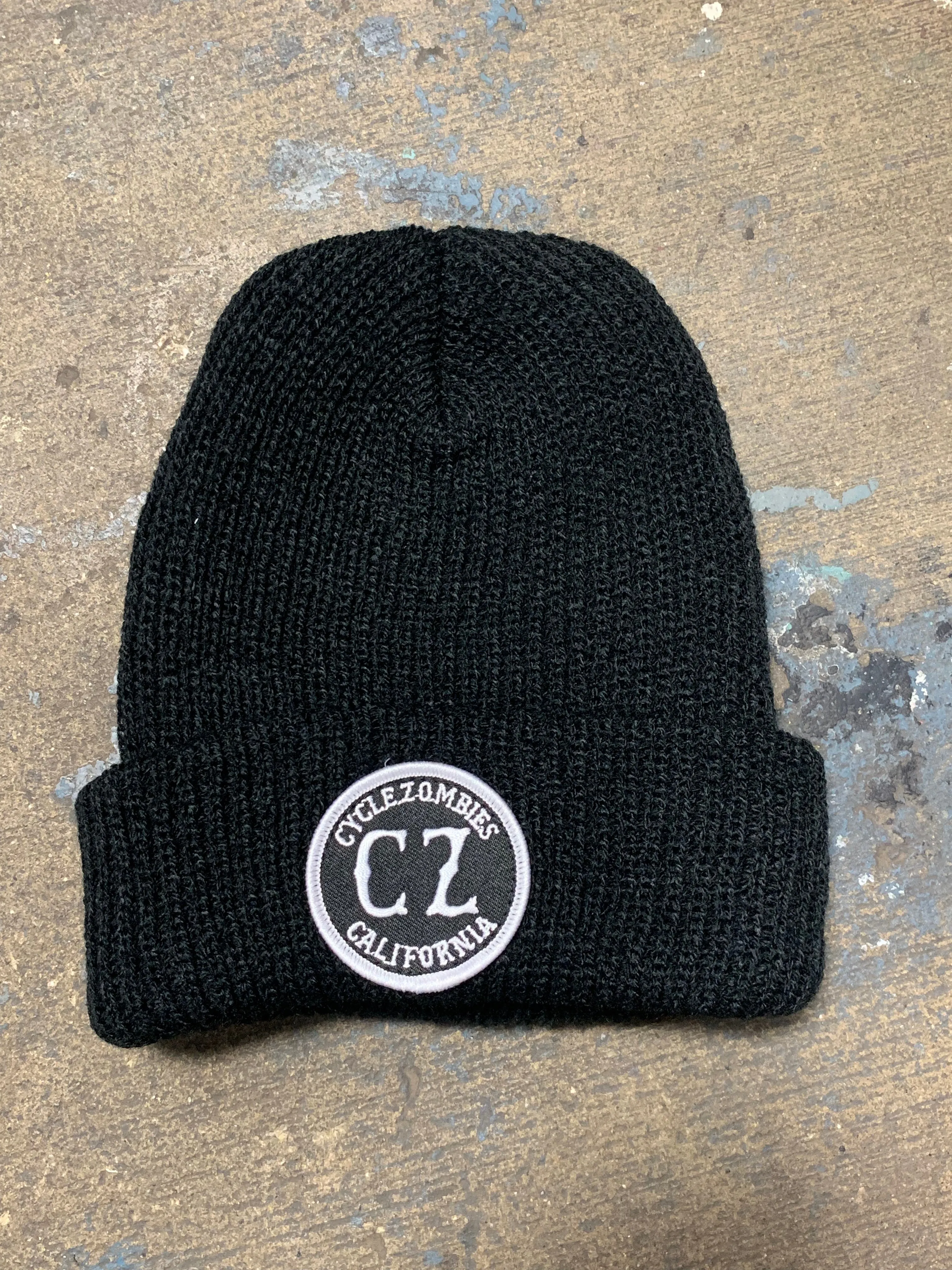 CA  Patch Beanie - 100% U.S.A. Made