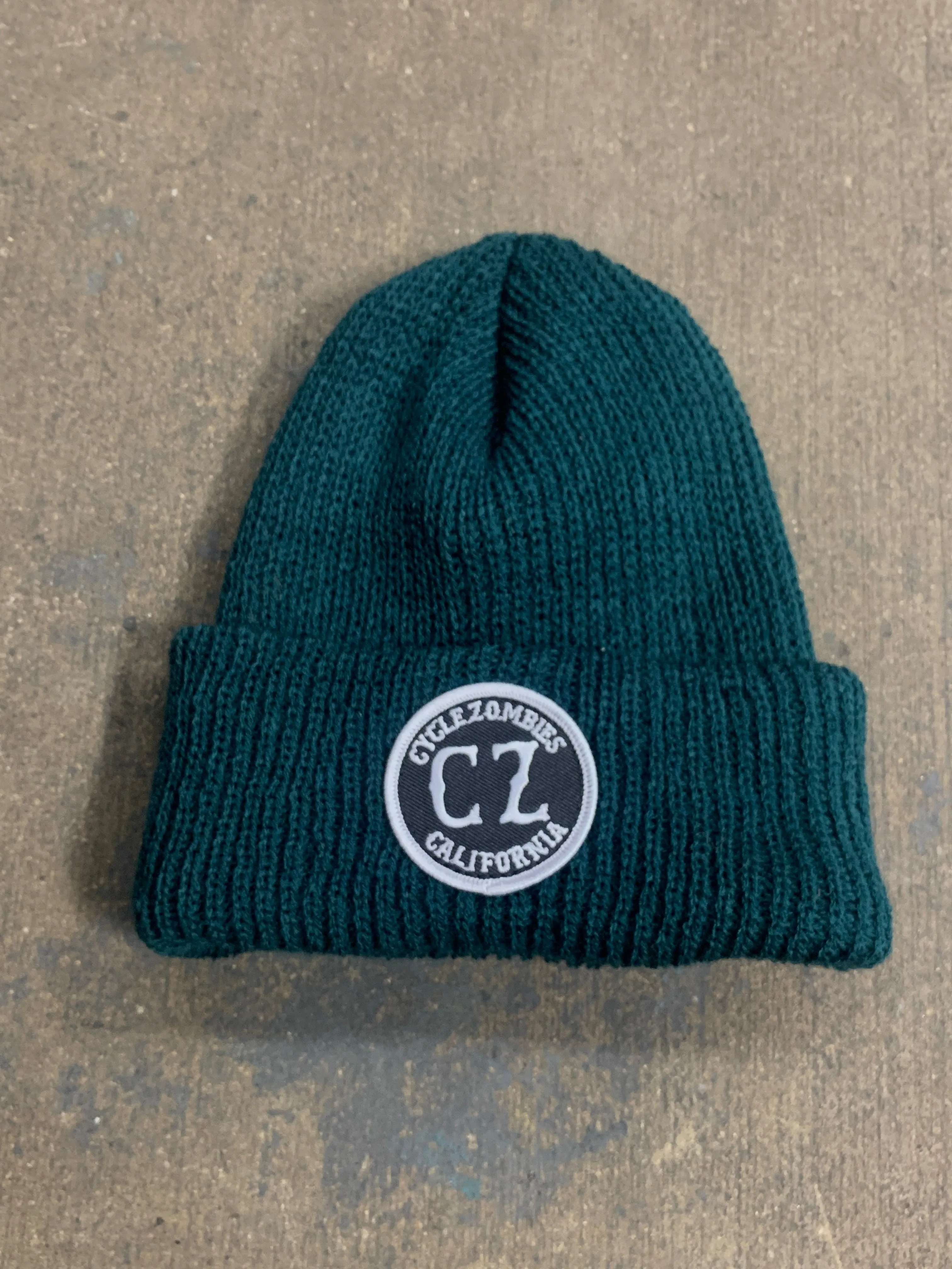 CA  Patch Beanie - 100% U.S.A. Made