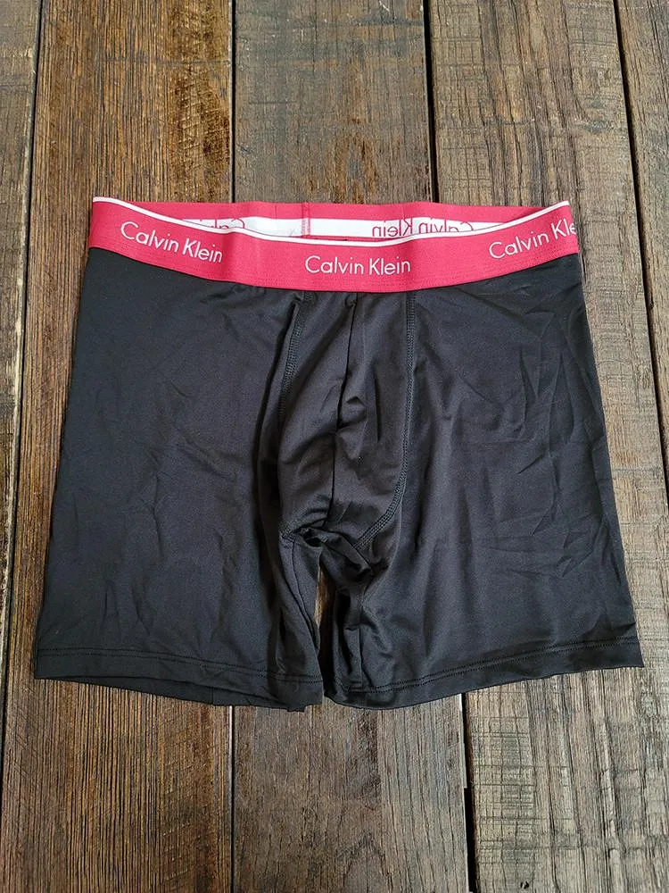 Calvin Klein Men's Boxer Brief Microfiber 3 Packs Black NP20330 914