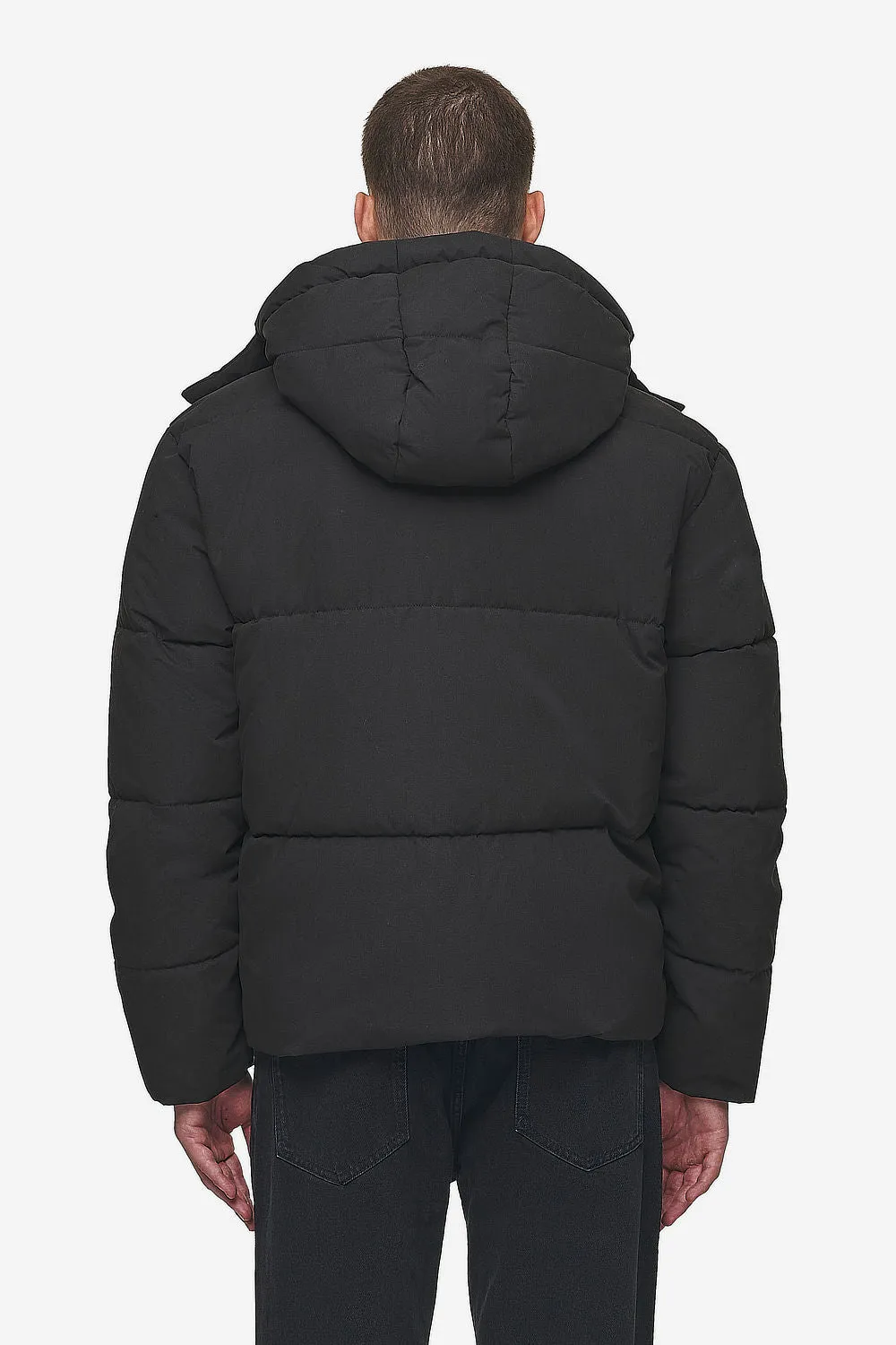 Carvel Water-Reactive Logo Puffer Jacket Black