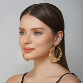 Catch the Light Crystal Hoop Earrings