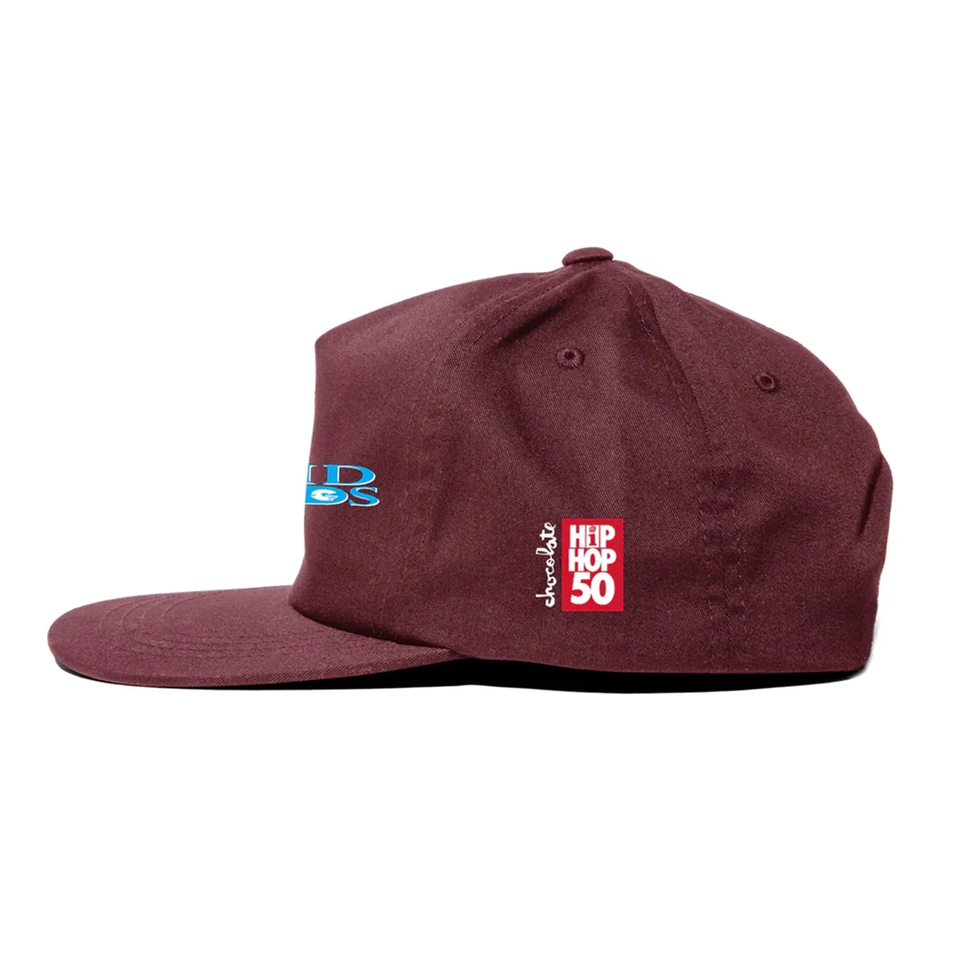 Chocolate Skateboards Liquid Swords 5 Panel Cap - Wine