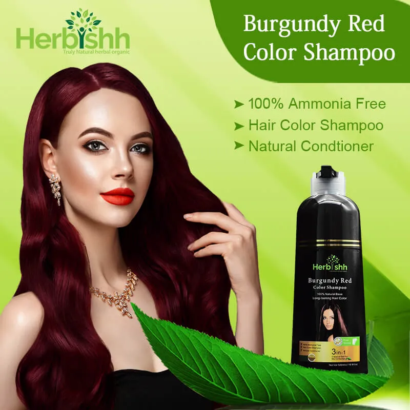 (Choose Red or Purple Shades)-1pc Herbishh Color Shampoo