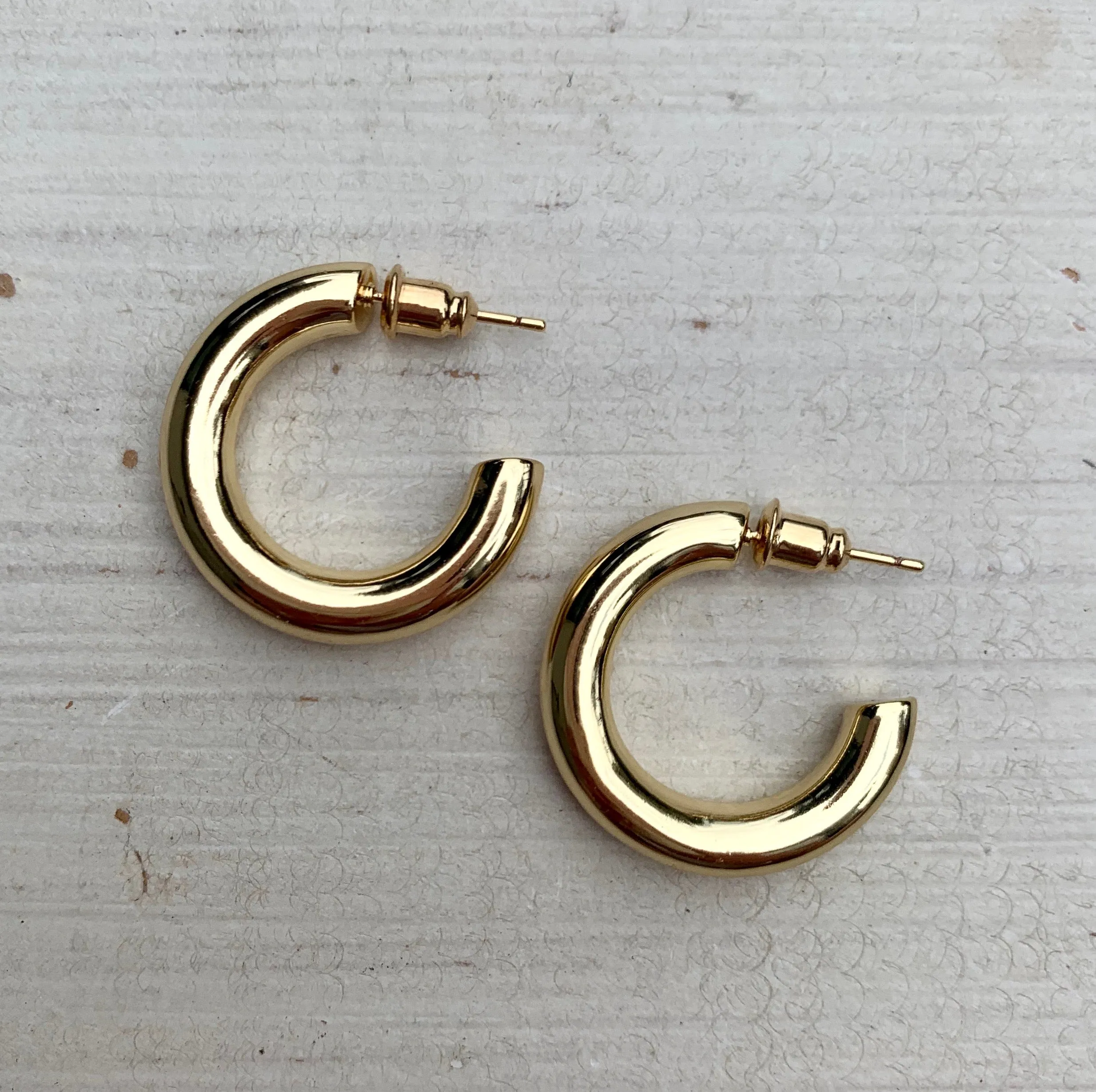 Chunky Gold Hoops