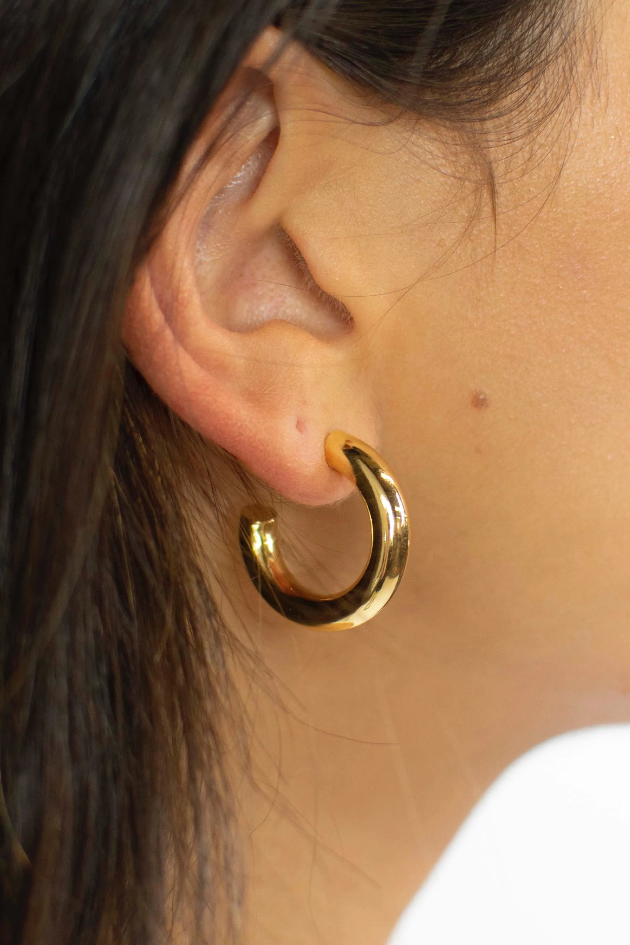 Chunky Gold Hoops