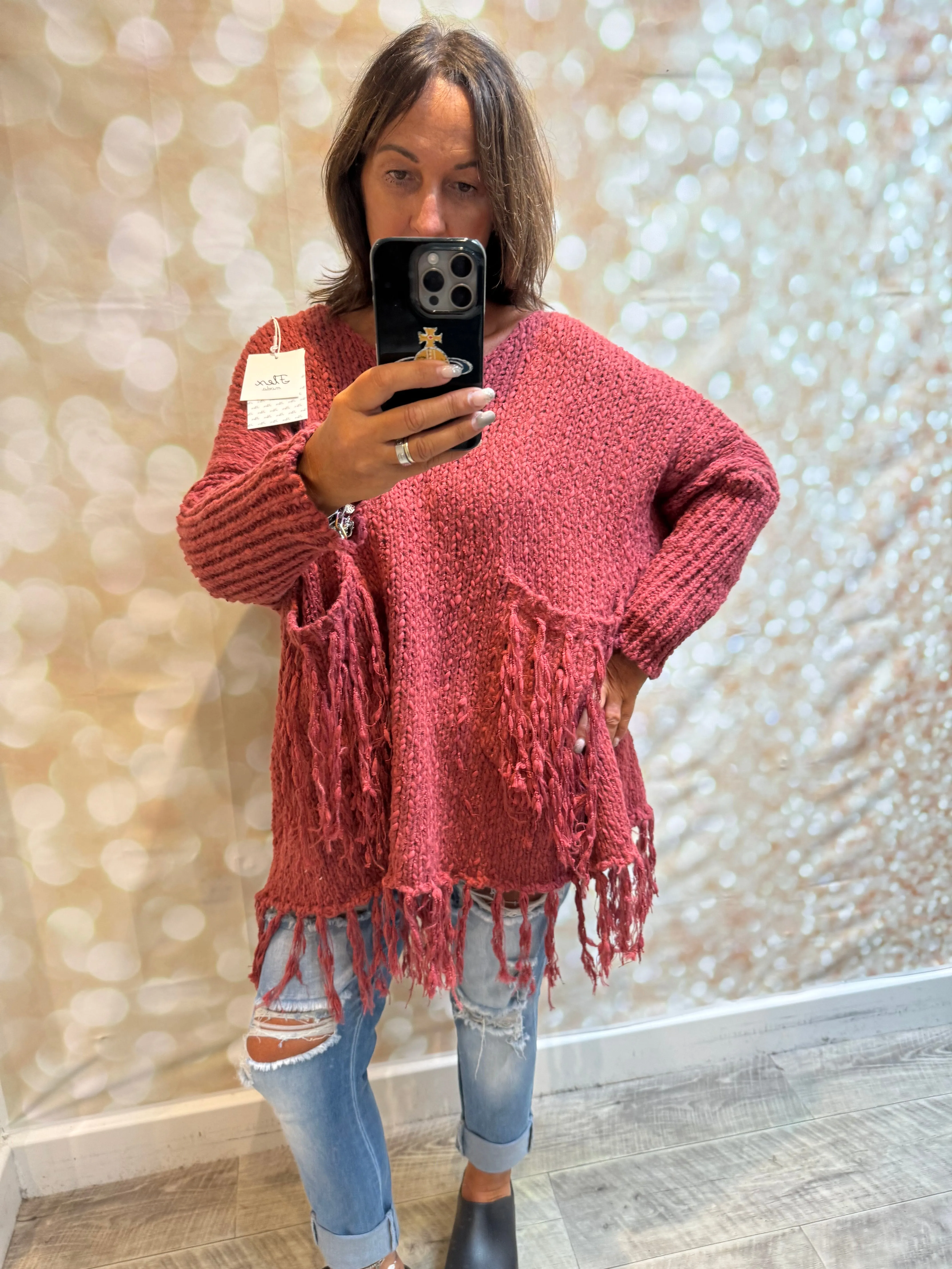 Chunky popcorn Knit  Jumper