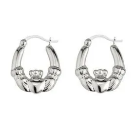 Claddagh Hoop Earrings