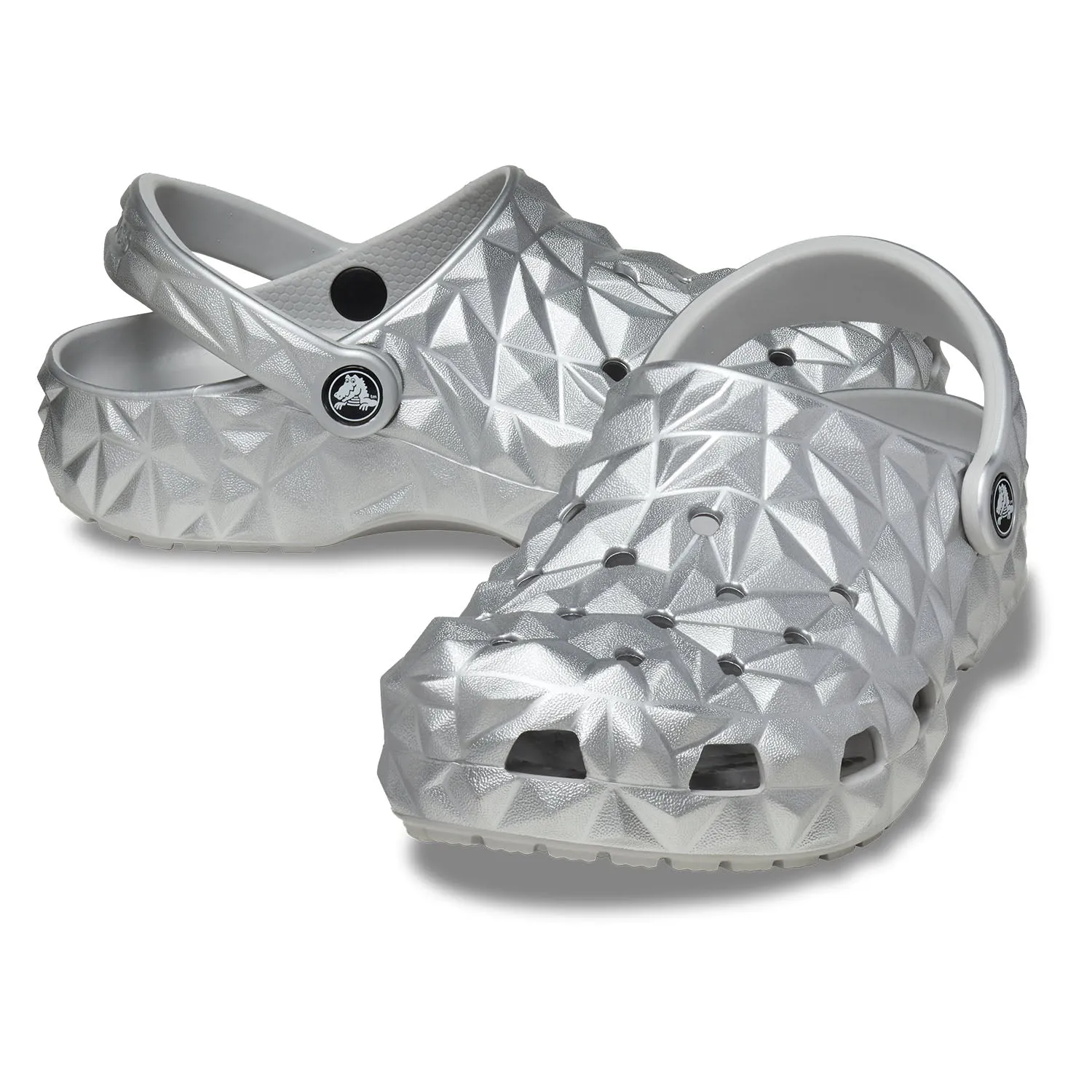 Classic Metallic Geometric Clog