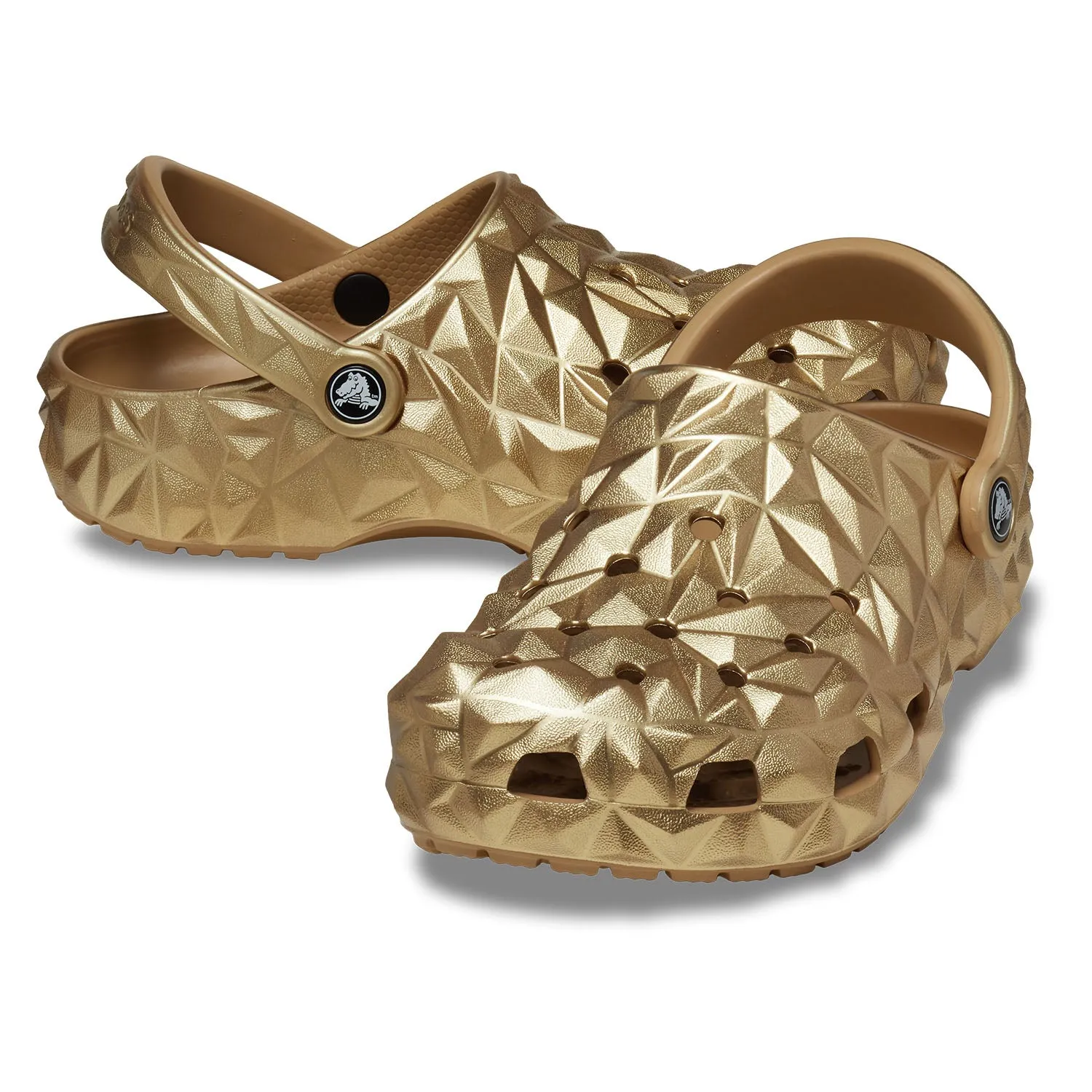 Classic Metallic Geometric Clog