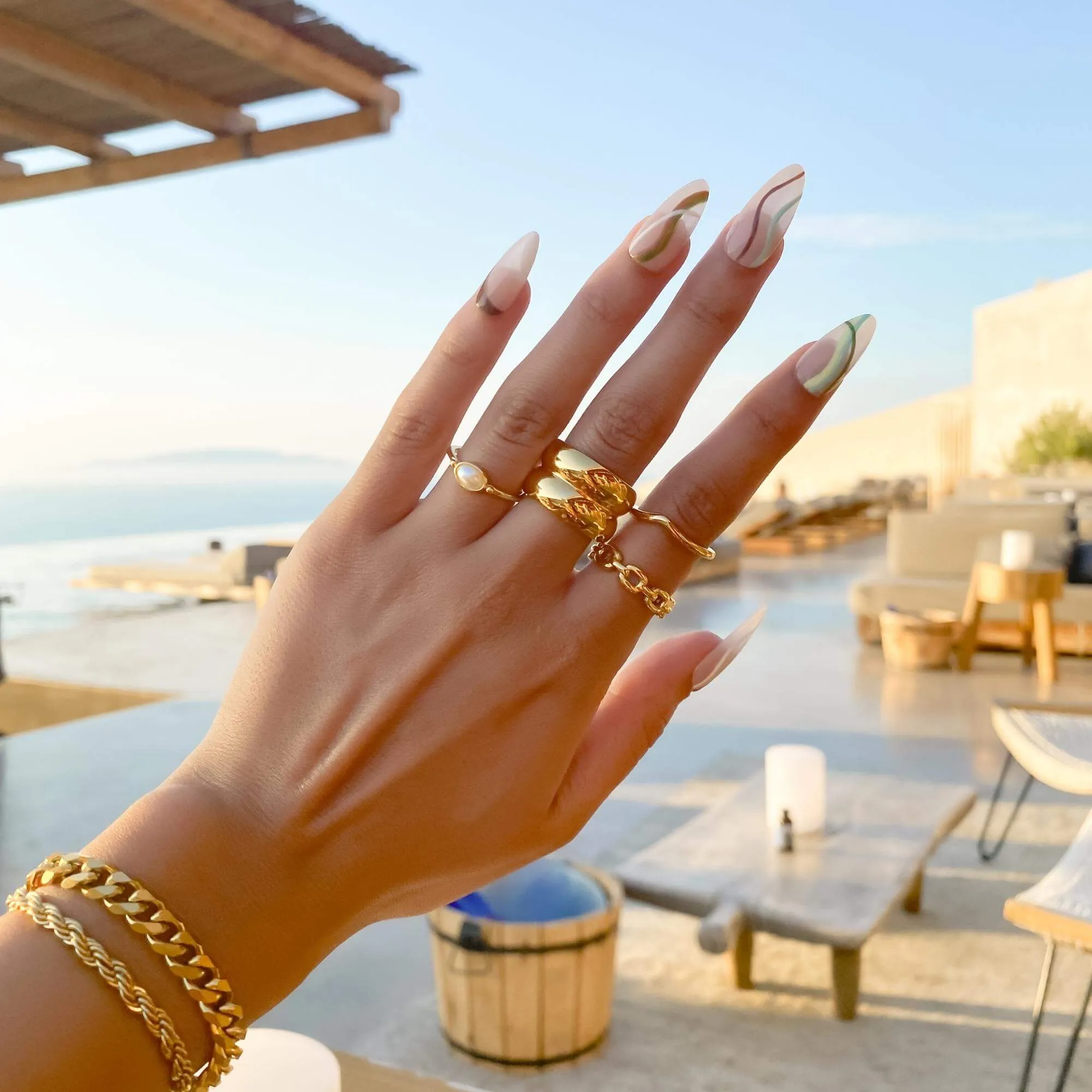 Cleo Chain Ring