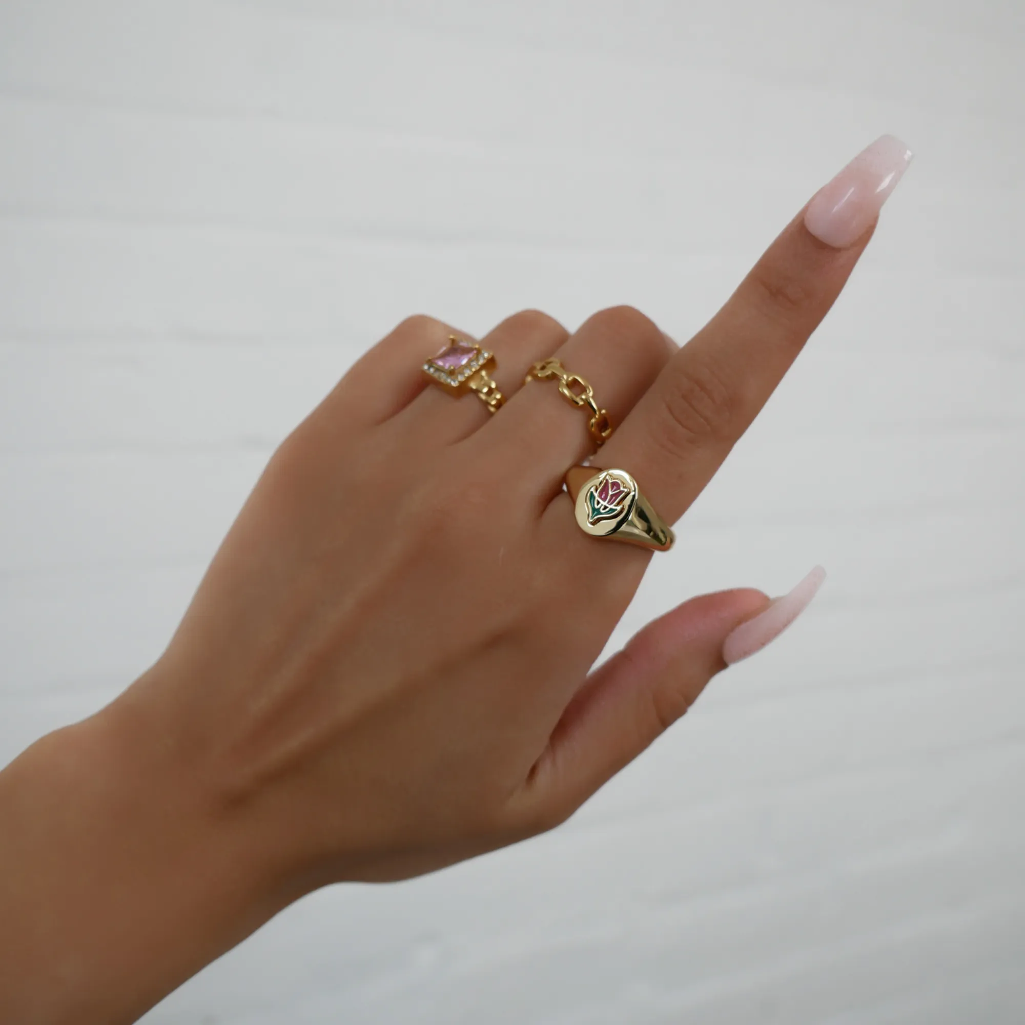 Cleo Chain Ring