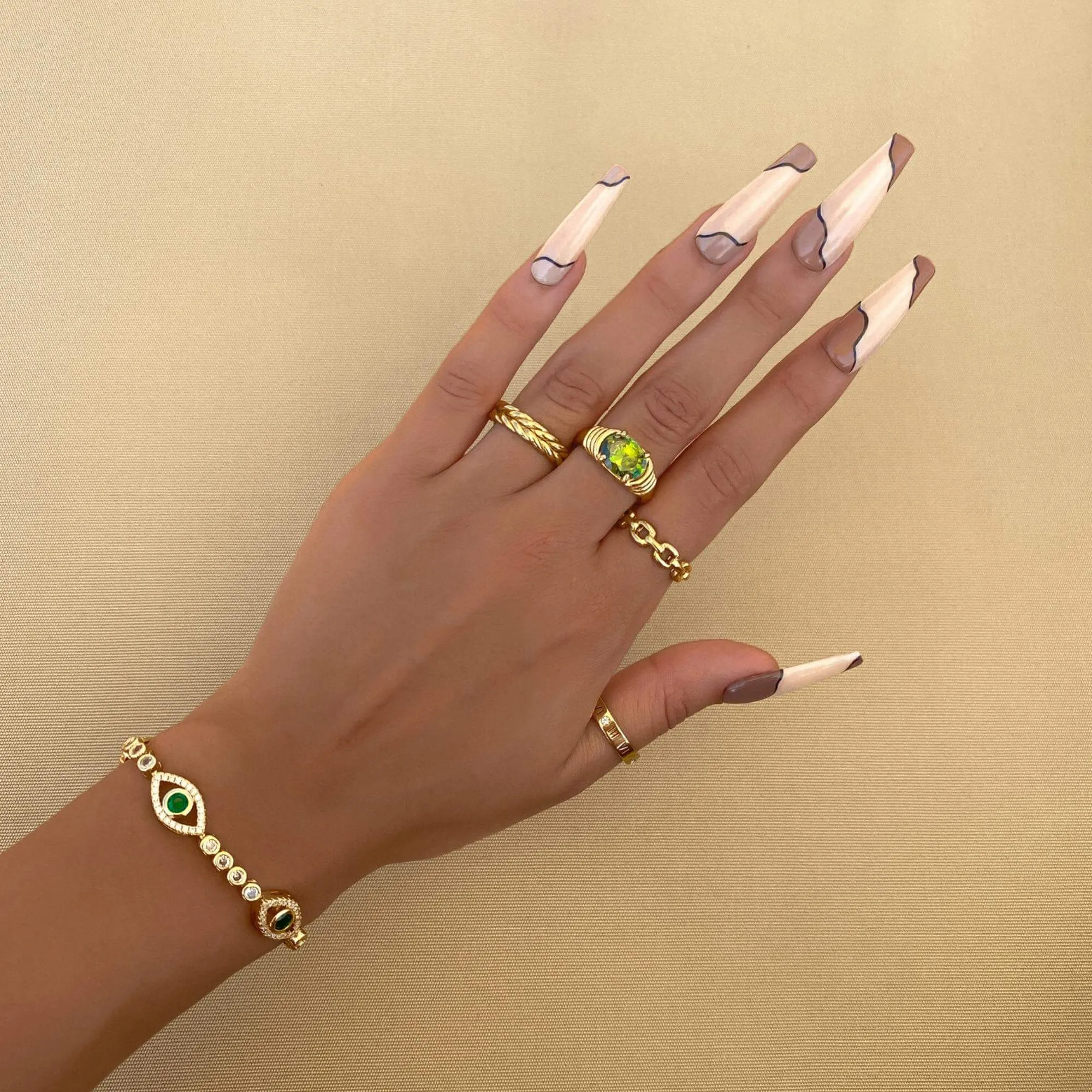 Cleo Chain Ring