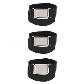 CTM® Kids' Adjustable Elastic Belt with Magnetic Buckle (Pack of 3)