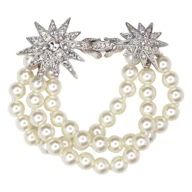 Cultura Pearl Starburst Clasp Bracelet