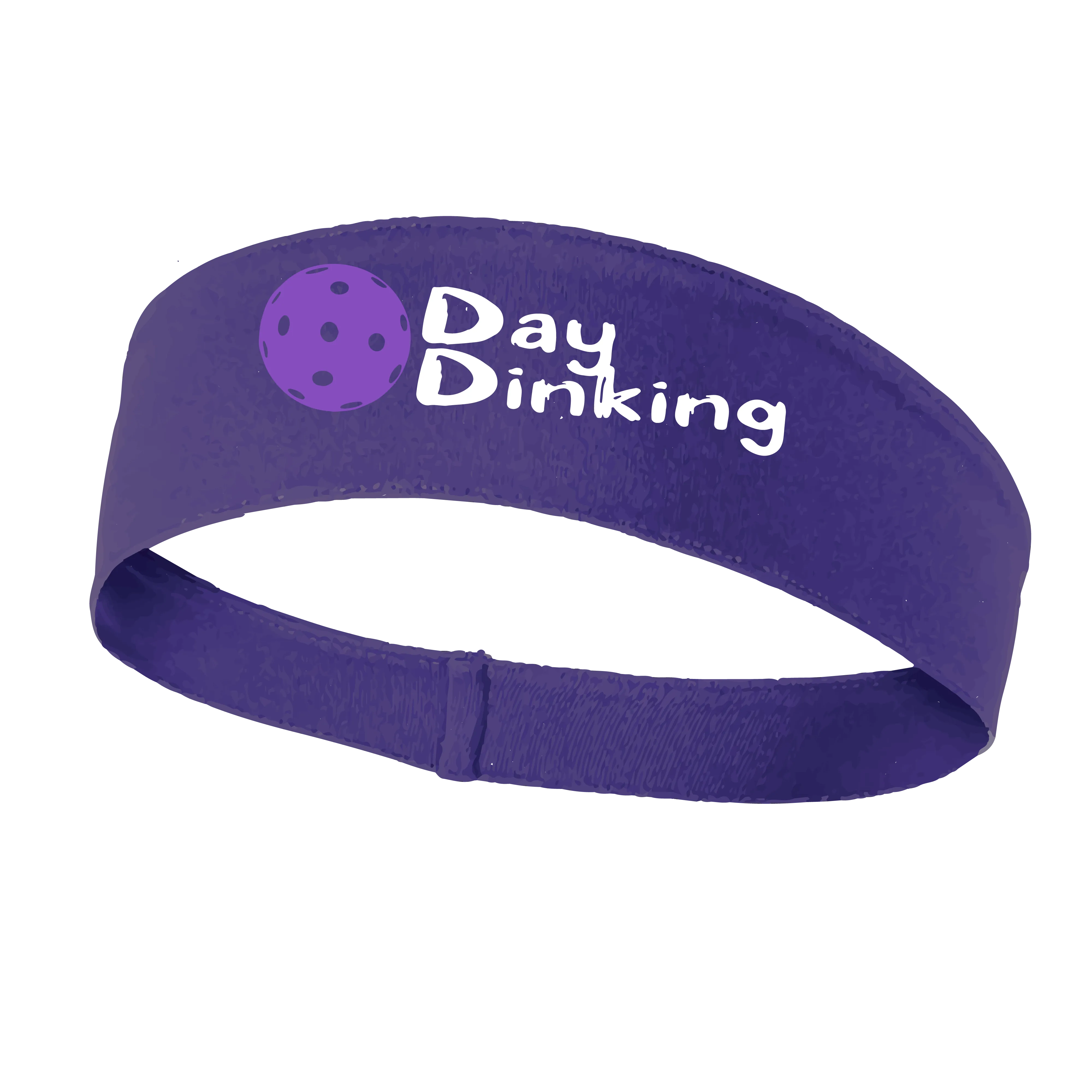 Day Dinking With Pickleballs (Customizable) | Pickleball Headband | 100% Polyester