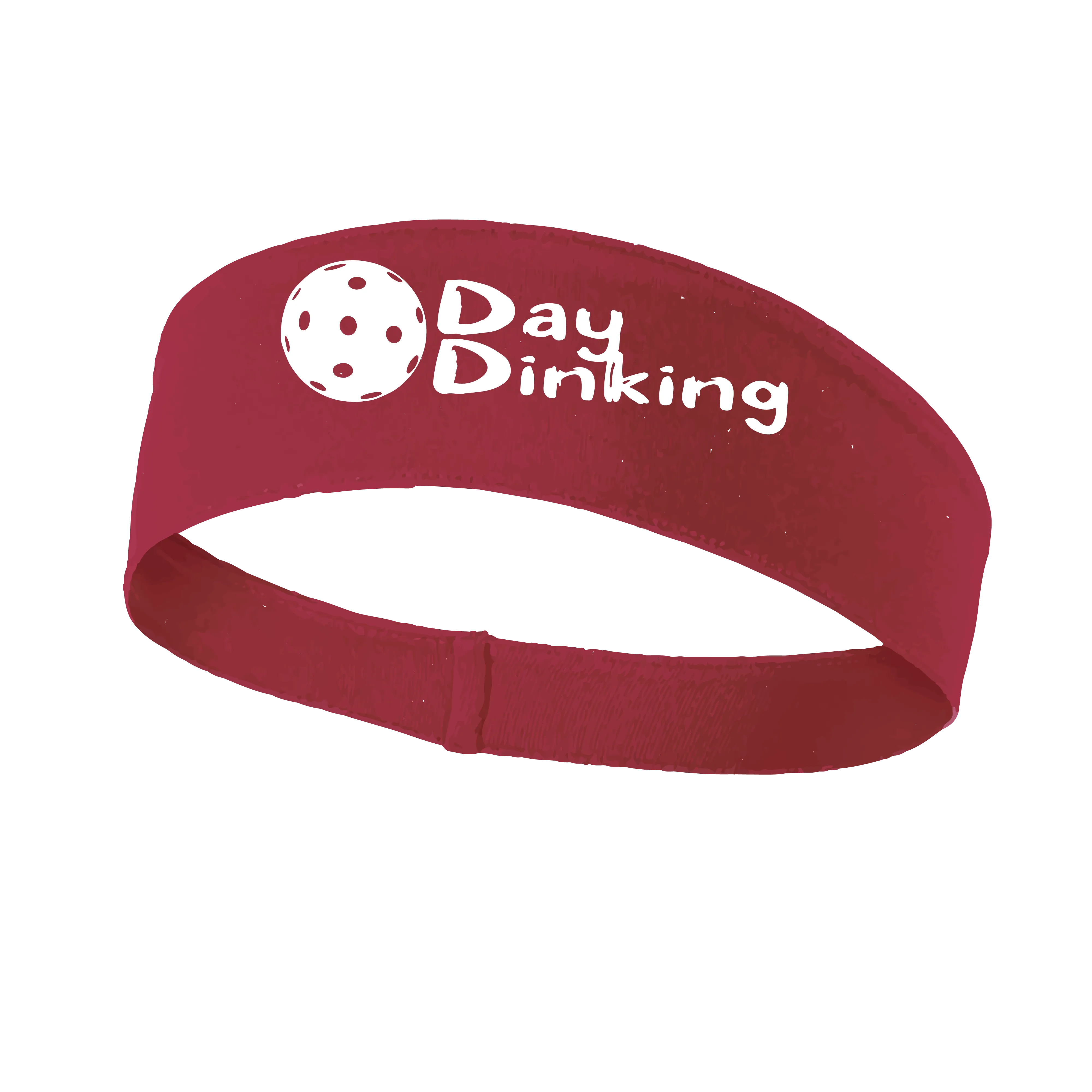 Day Dinking With Pickleballs (Customizable) | Pickleball Headband | 100% Polyester