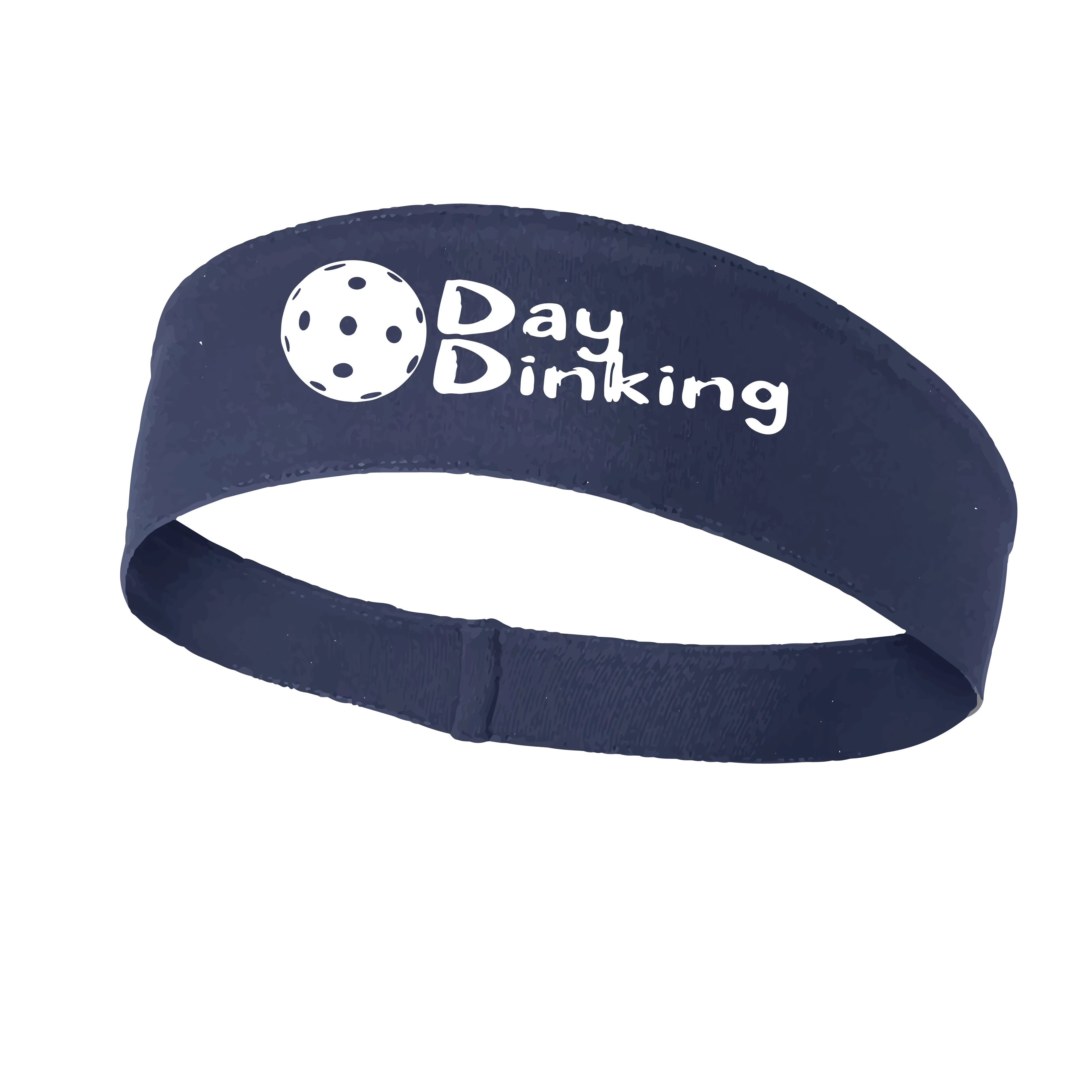 Day Dinking With Pickleballs (Customizable) | Pickleball Headband | 100% Polyester