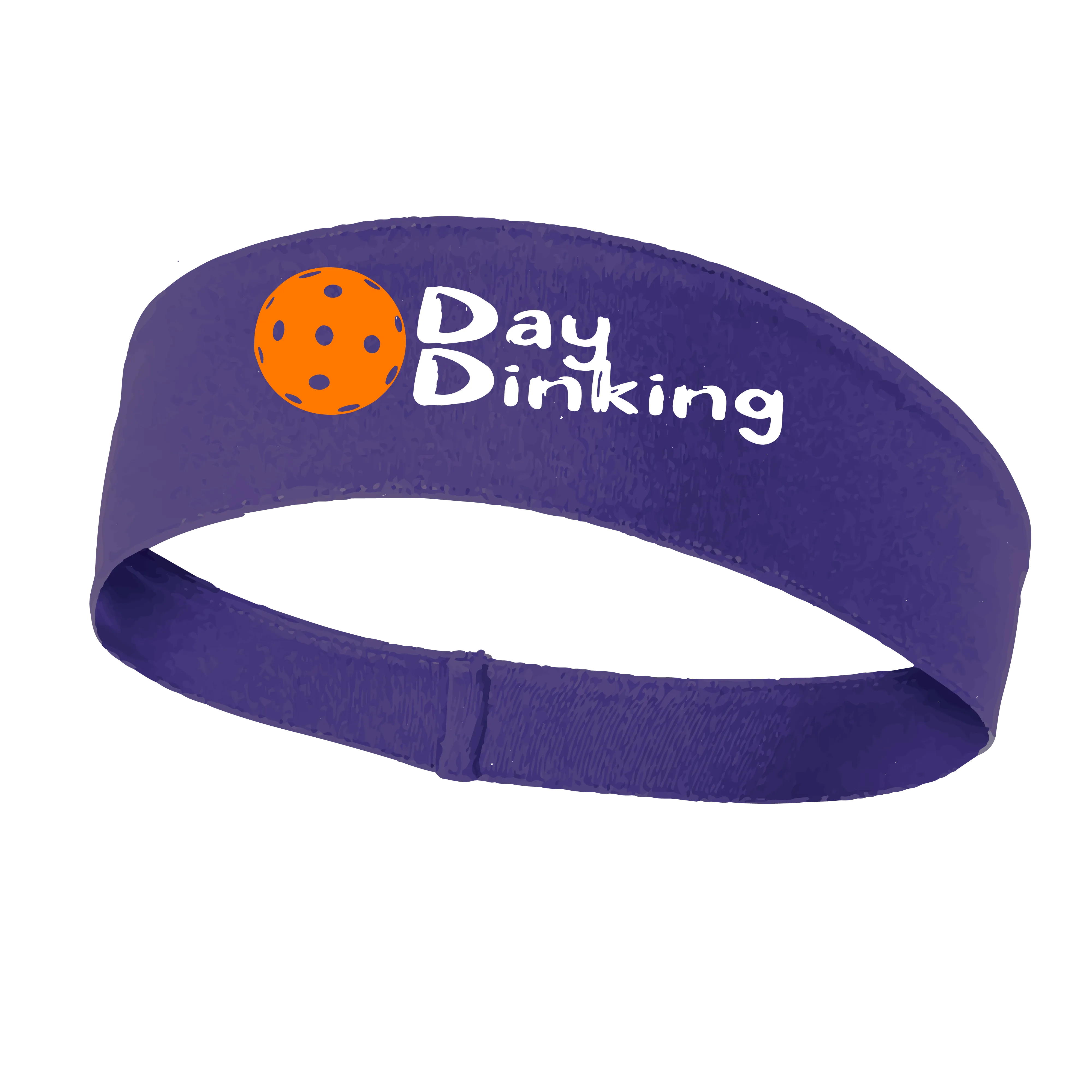 Day Dinking With Pickleballs (Customizable) | Pickleball Headband | 100% Polyester