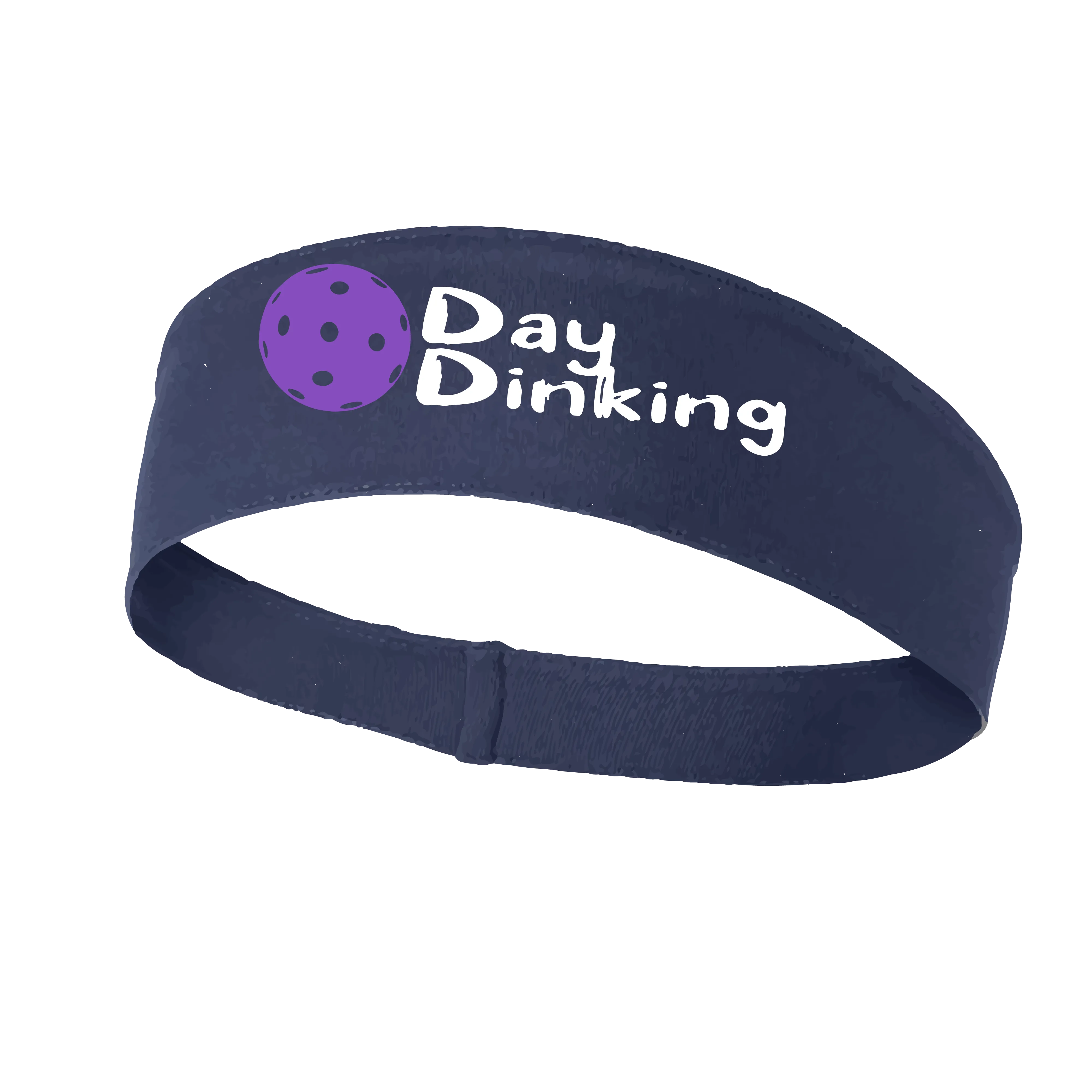 Day Dinking With Pickleballs (Customizable) | Pickleball Headband | 100% Polyester