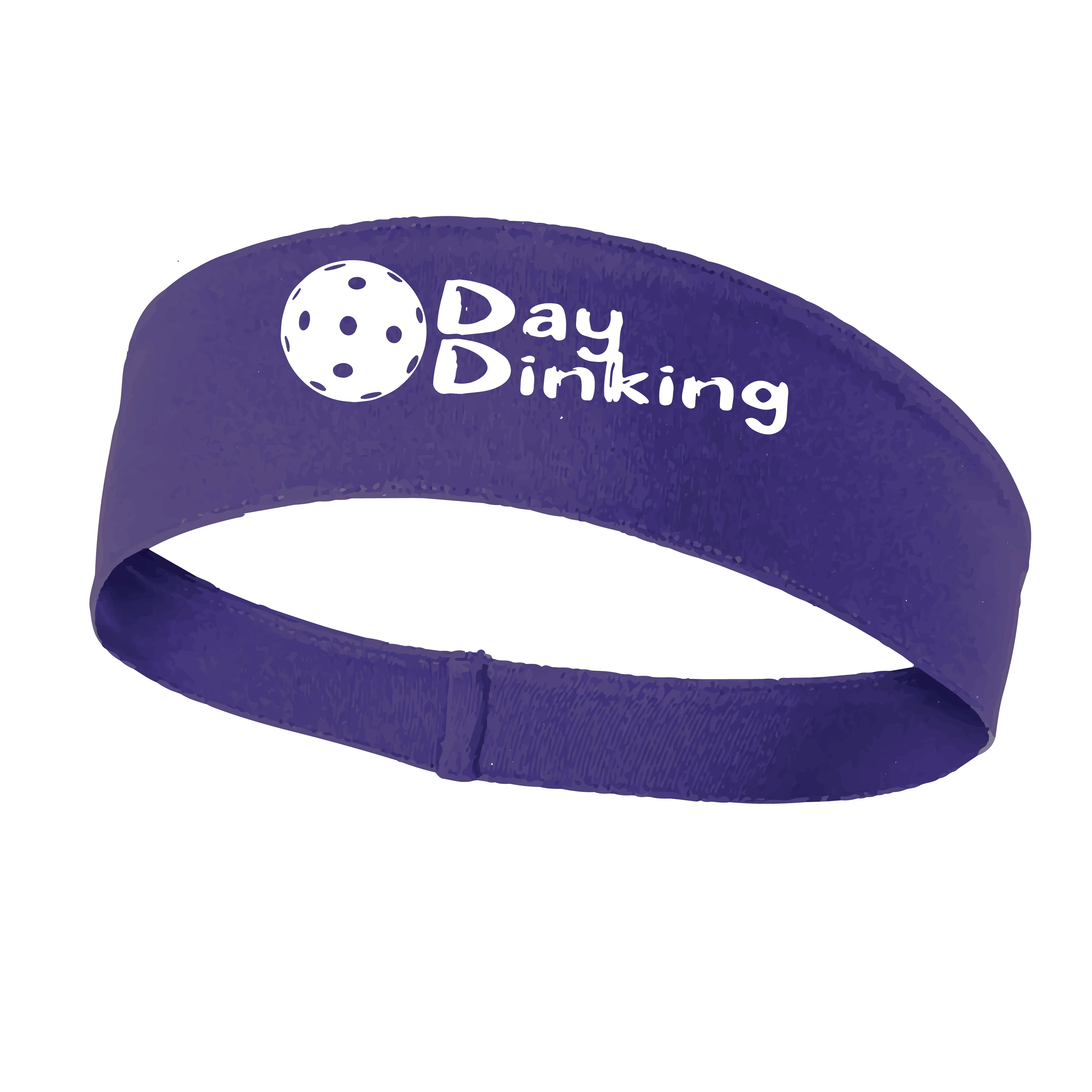 Day Dinking With Pickleballs (Customizable) | Pickleball Headband | 100% Polyester