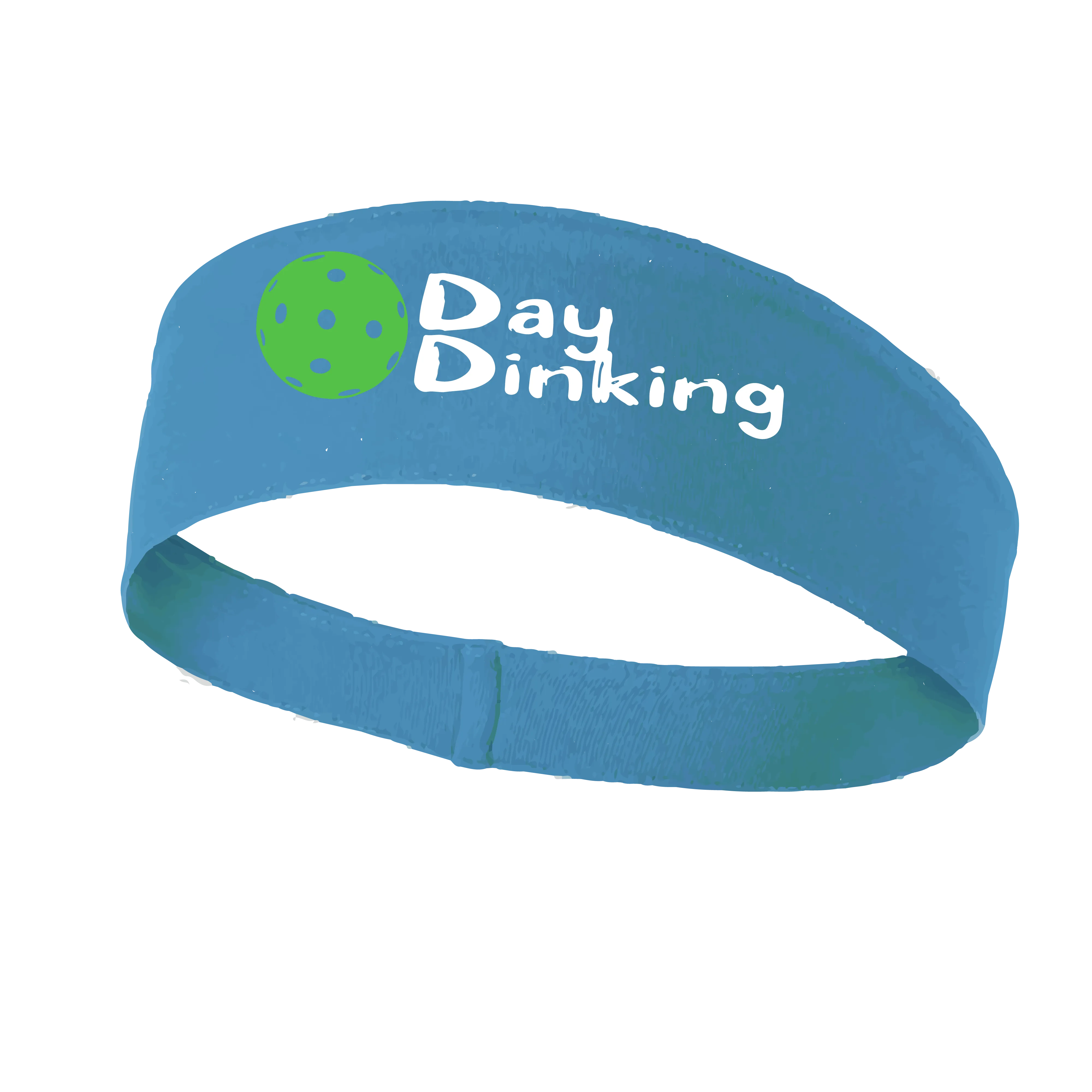 Day Dinking With Pickleballs (Customizable) | Pickleball Headband | 100% Polyester