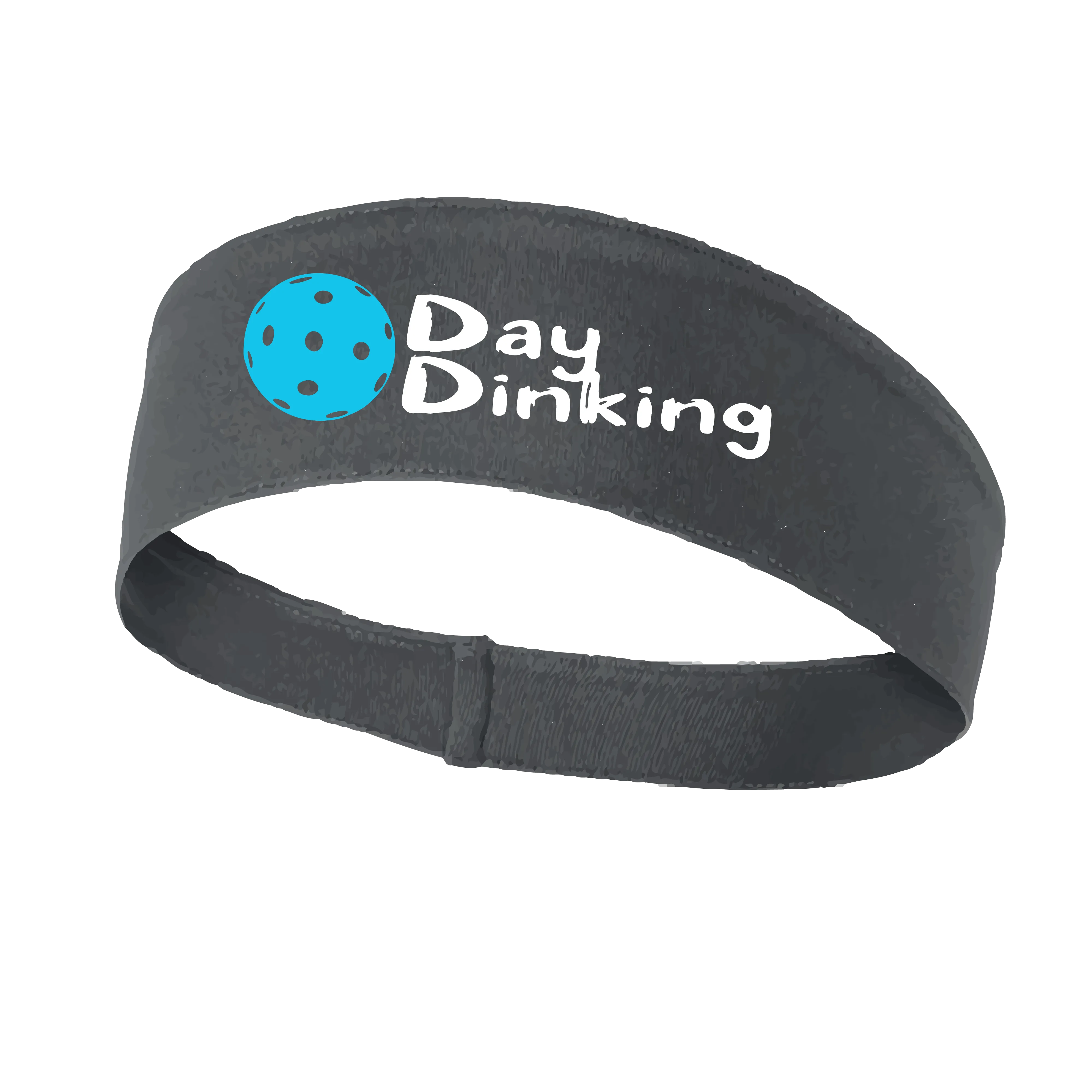 Day Dinking With Pickleballs (Customizable) | Pickleball Headband | 100% Polyester