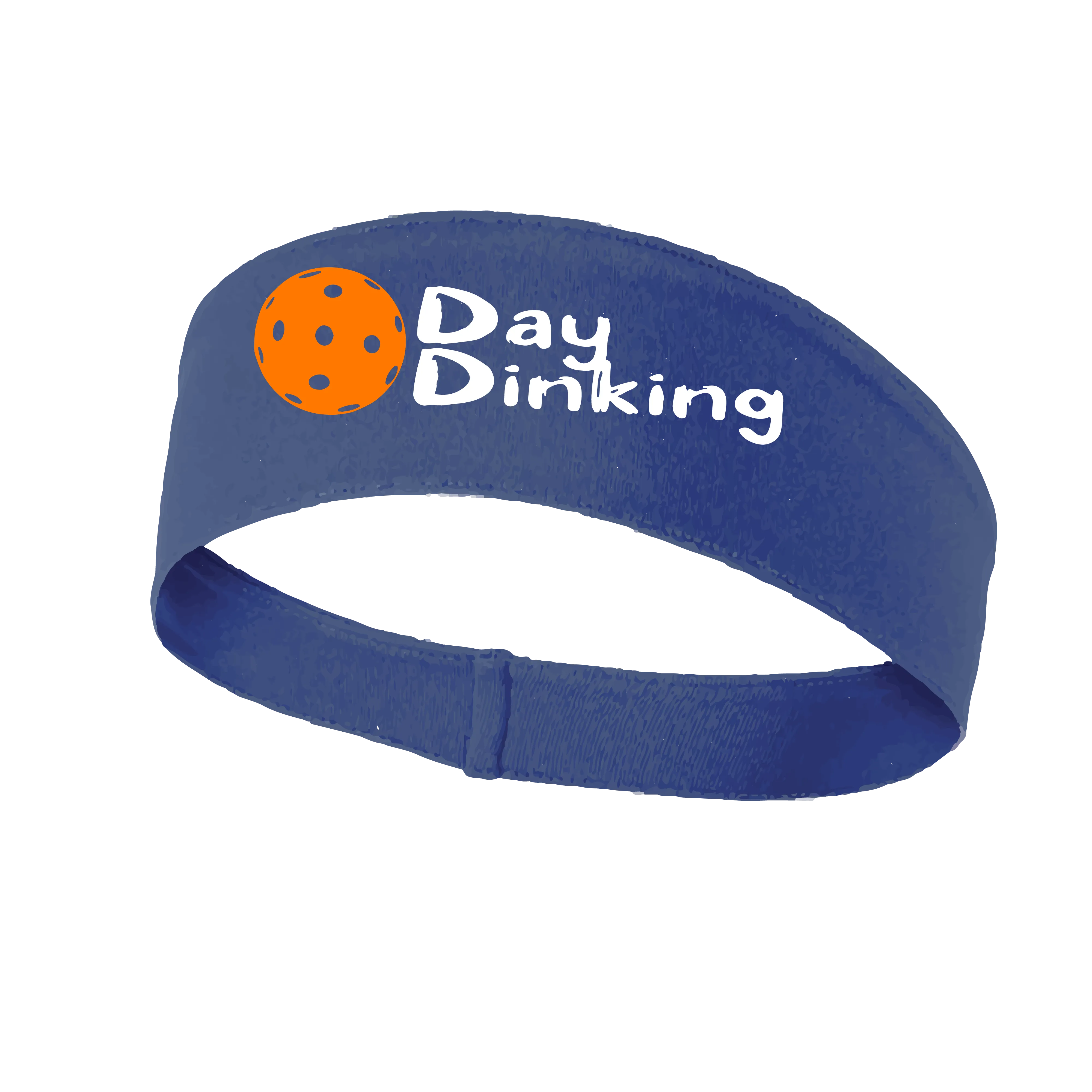 Day Dinking With Pickleballs (Customizable) | Pickleball Headband | 100% Polyester