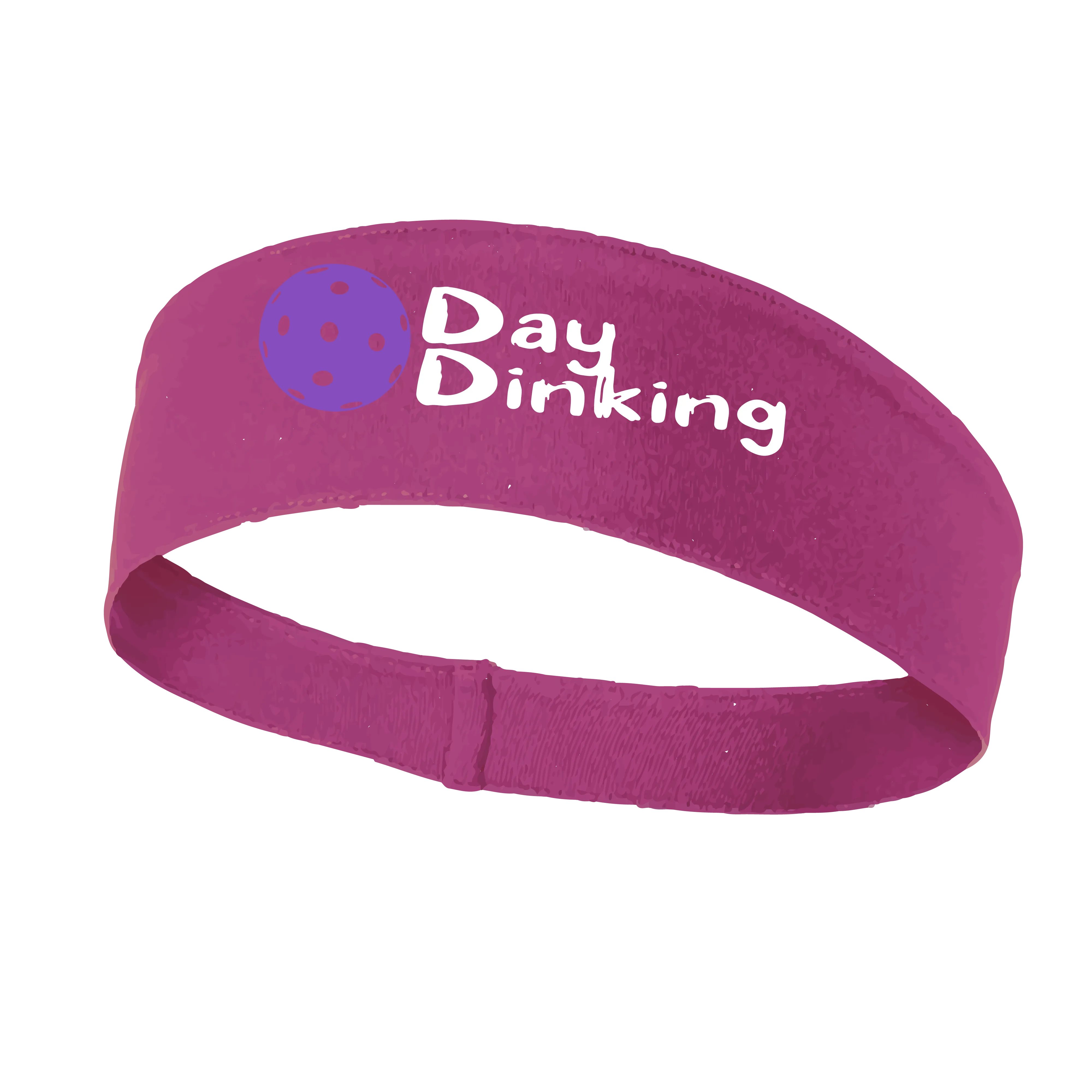 Day Dinking With Pickleballs (Customizable) | Pickleball Headband | 100% Polyester