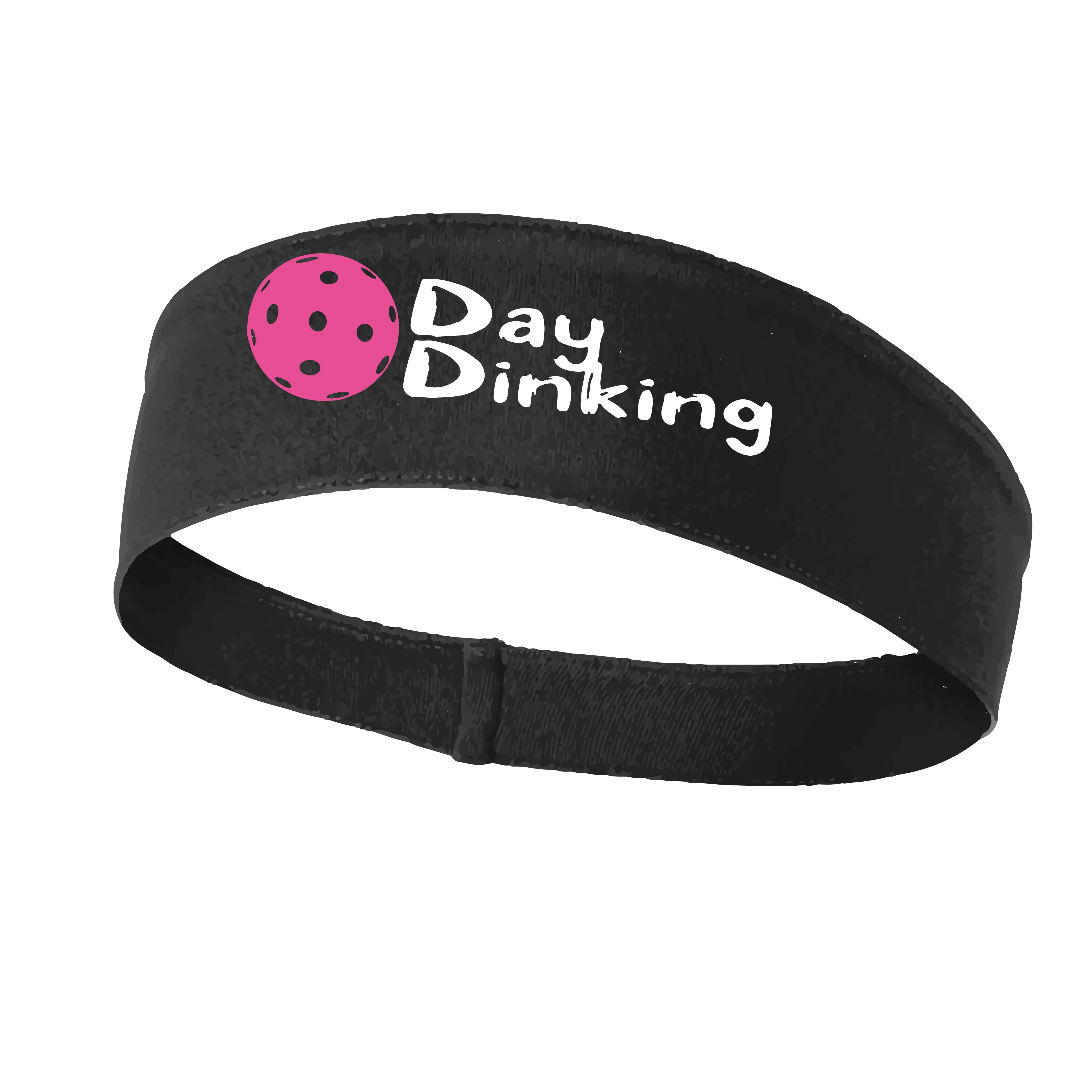 Day Dinking With Pickleballs (Customizable) | Pickleball Headband | 100% Polyester