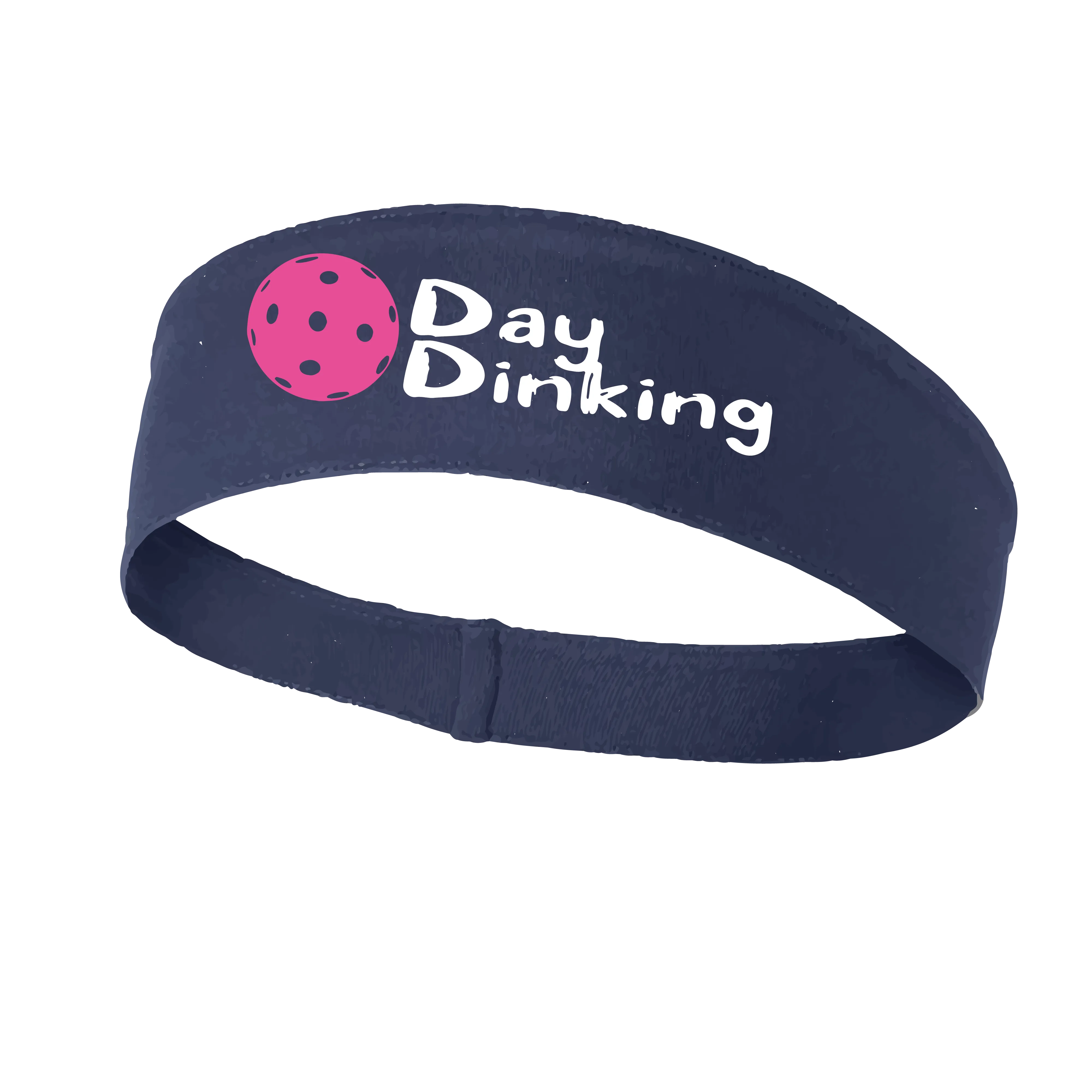 Day Dinking With Pickleballs (Customizable) | Pickleball Headband | 100% Polyester