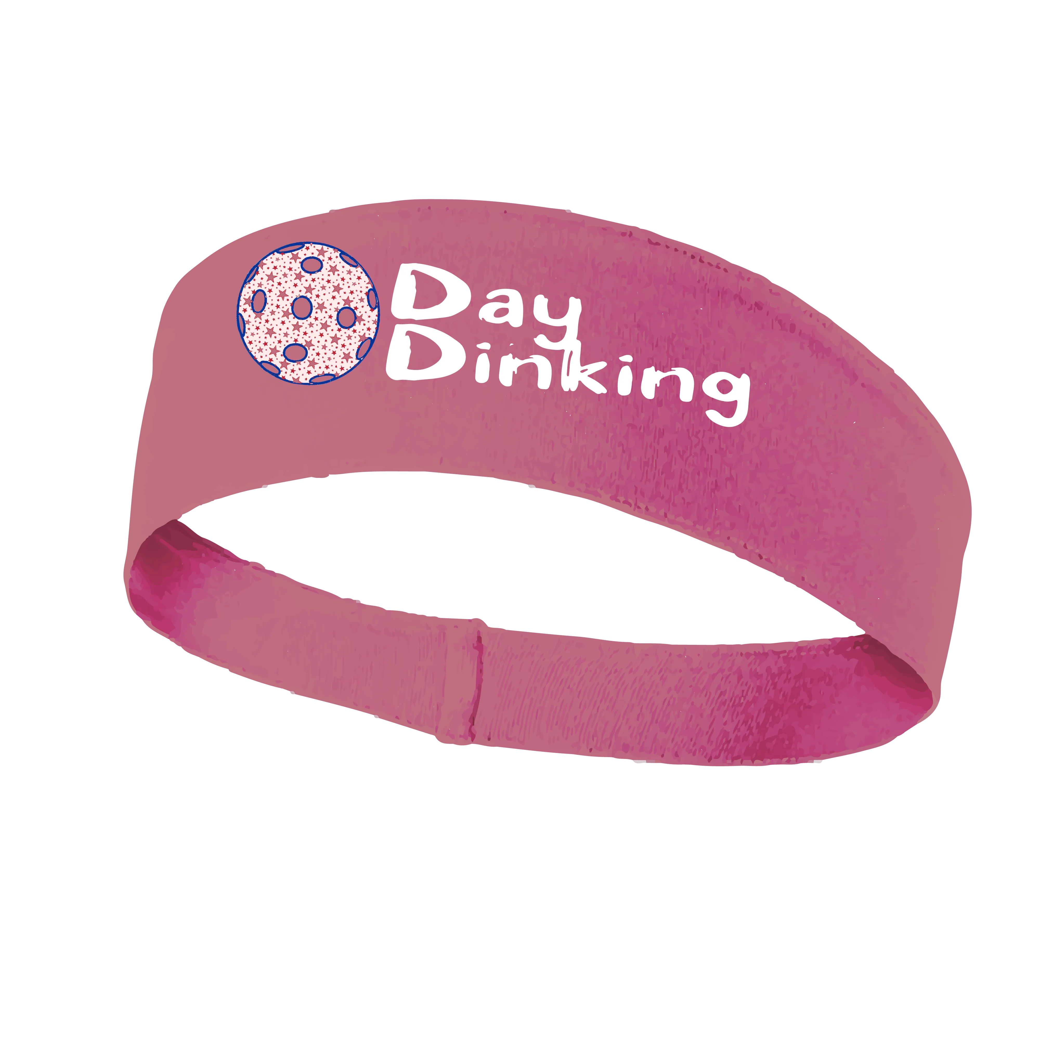 Day Dinking With Pickleballs (Customizable) | Pickleball Headband | 100% Polyester