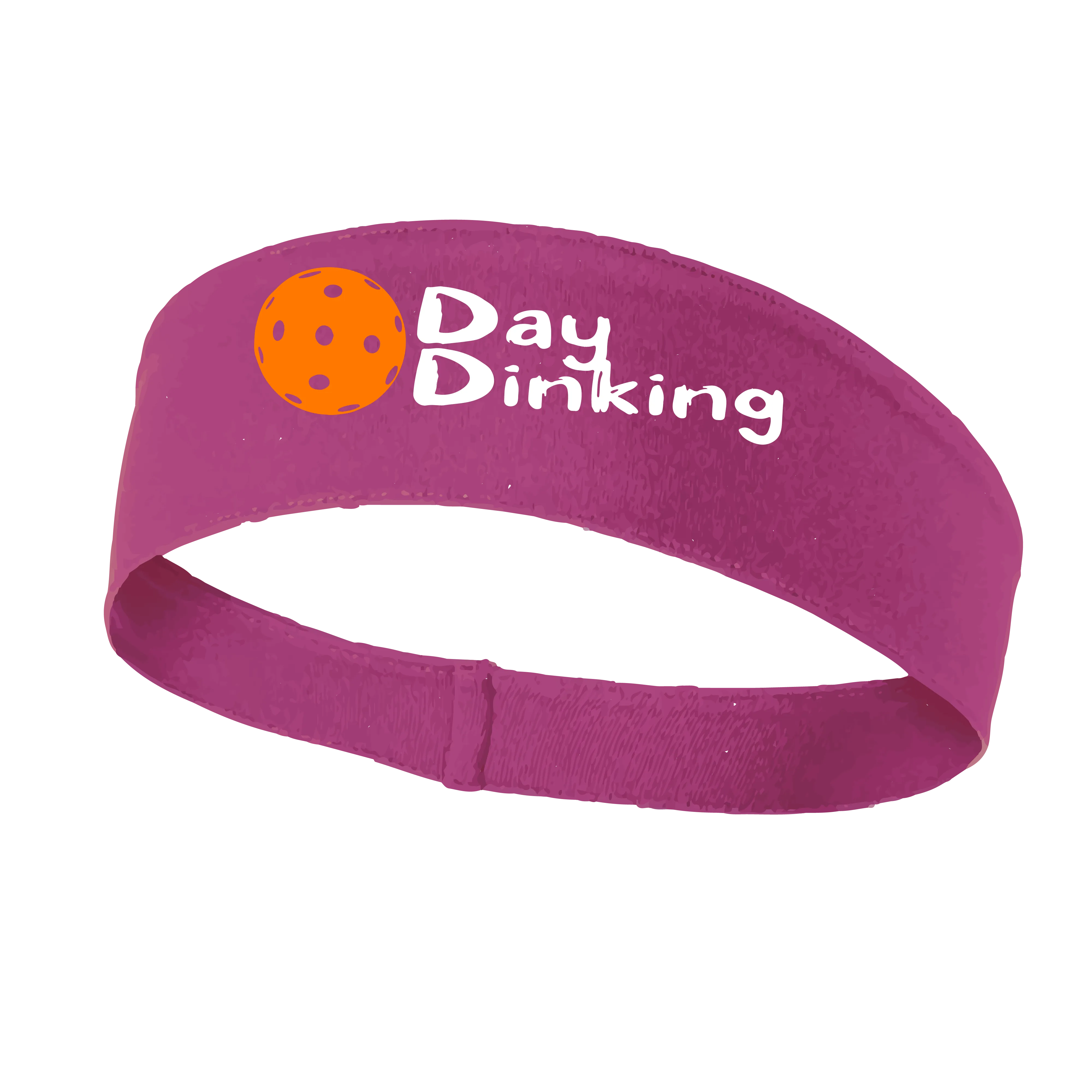 Day Dinking With Pickleballs (Customizable) | Pickleball Headband | 100% Polyester