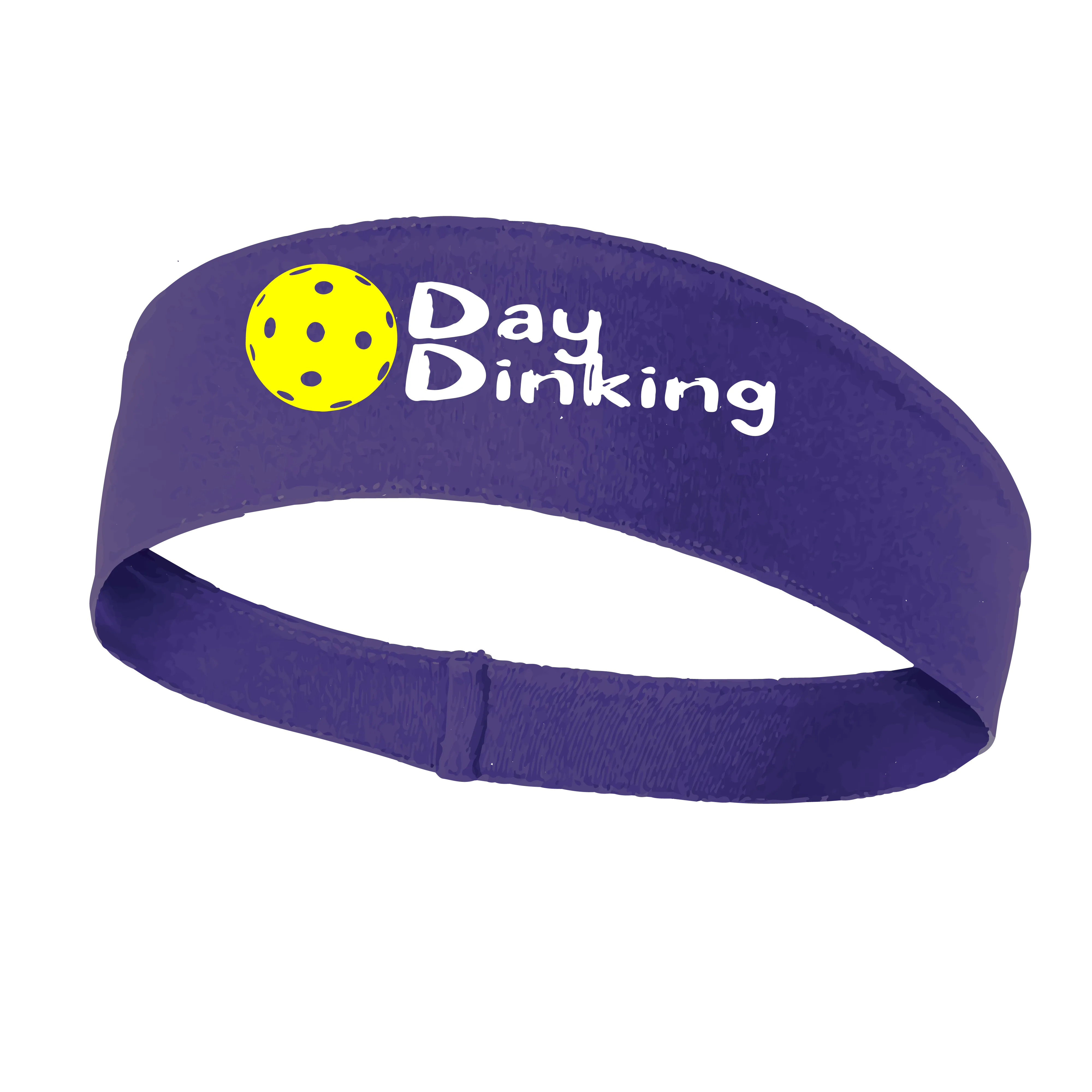 Day Dinking With Pickleballs (Customizable) | Pickleball Headband | 100% Polyester