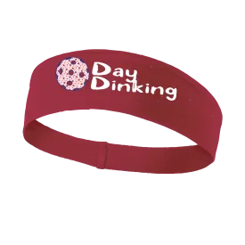 Day Dinking With Pickleballs (Customizable) | Pickleball Headband | 100% Polyester