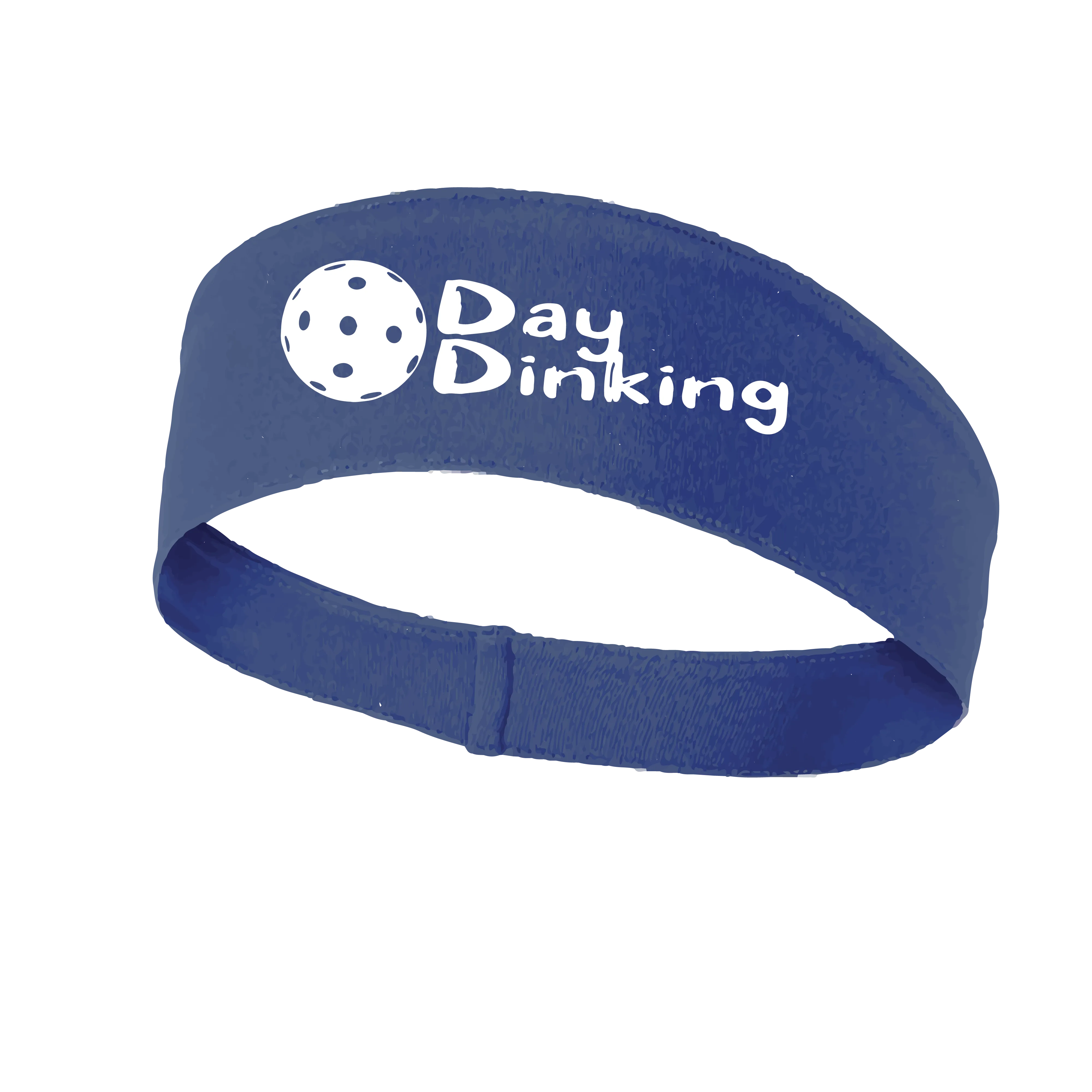 Day Dinking With Pickleballs (Customizable) | Pickleball Headband | 100% Polyester