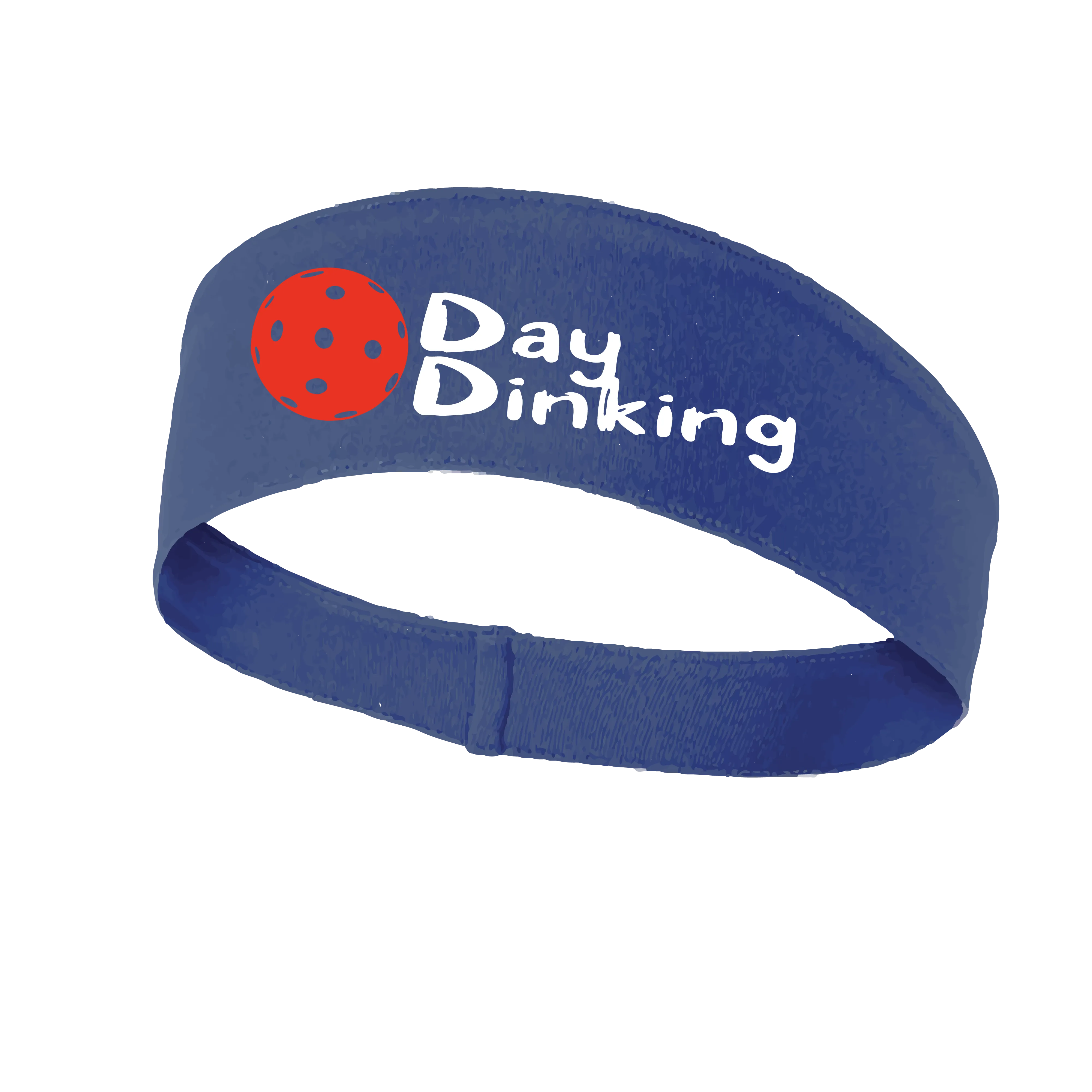 Day Dinking With Pickleballs (Customizable) | Pickleball Headband | 100% Polyester