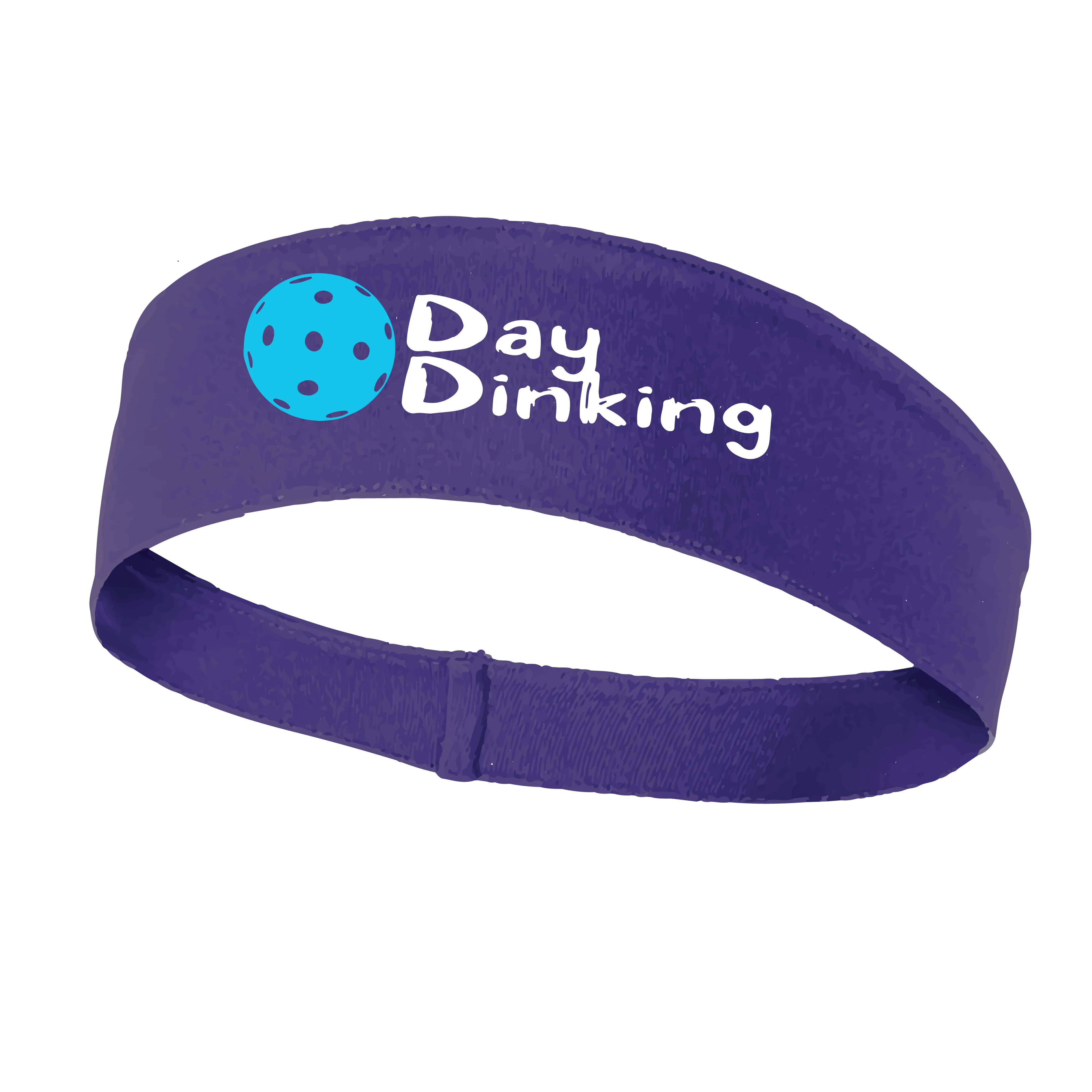 Day Dinking With Pickleballs (Customizable) | Pickleball Headband | 100% Polyester