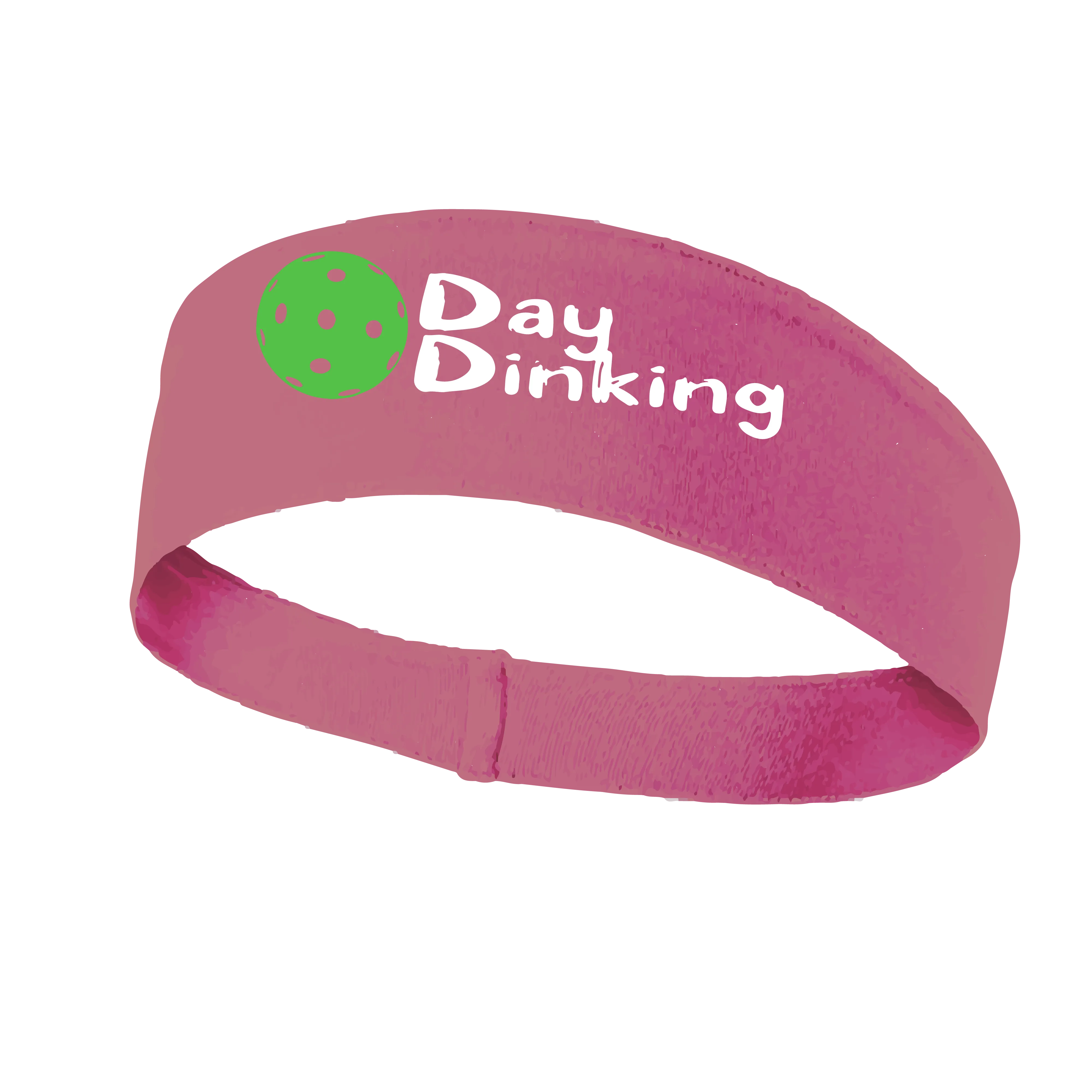 Day Dinking With Pickleballs (Customizable) | Pickleball Headband | 100% Polyester