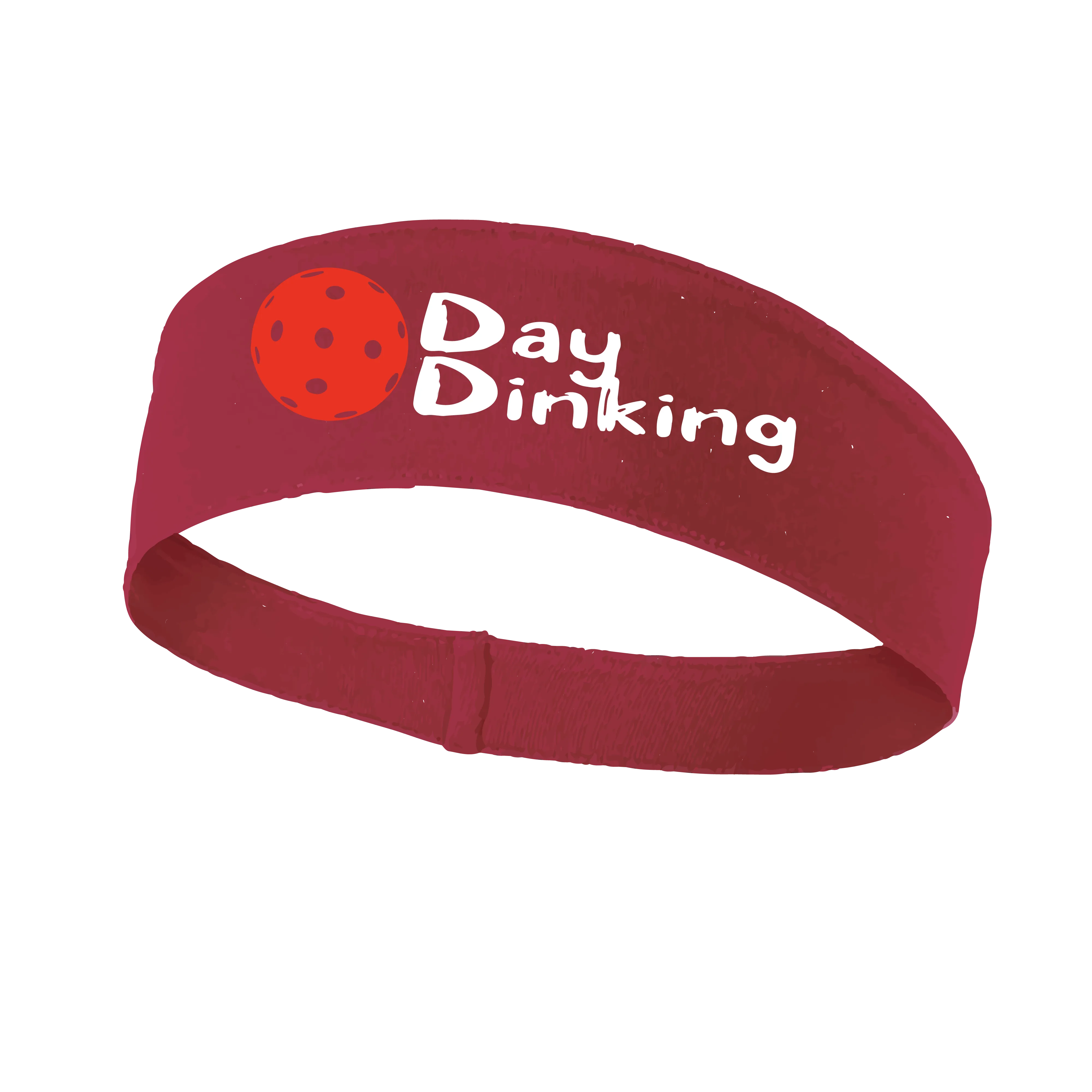 Day Dinking With Pickleballs (Customizable) | Pickleball Headband | 100% Polyester