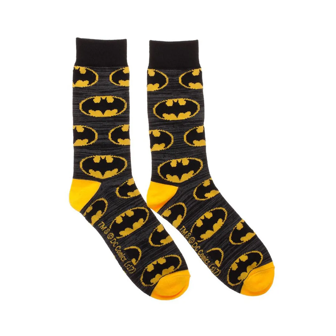 DC COMICS BATMAN 2 PACK CREW SOCKS