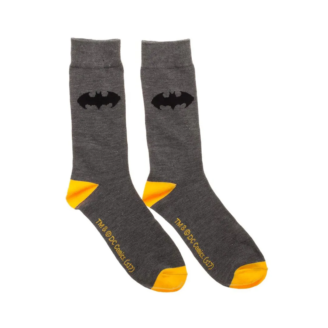 DC COMICS BATMAN 2 PACK CREW SOCKS