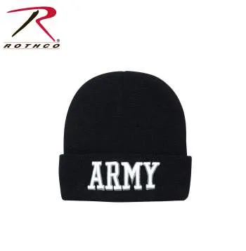 Deluxe Military Embroidered Watch Cap