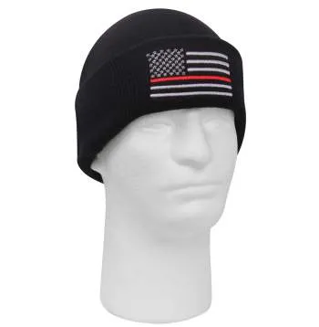 Deluxe Thin Red Line Watch Cap