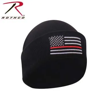 Deluxe Thin Red Line Watch Cap