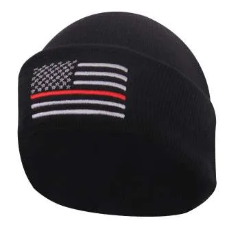 Deluxe Thin Red Line Watch Cap