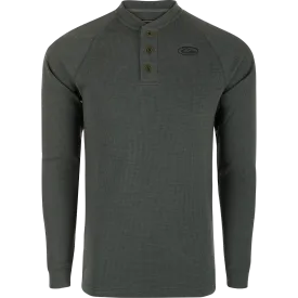 Drake Weston Lakes Waffle Henley L/S